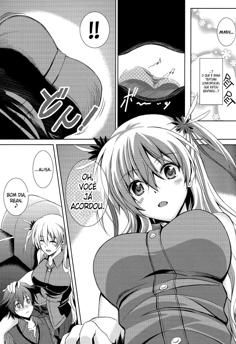 (C91) [The Seventh Sign (Kagura Yuuto)] Haiiro no Kishi ga Ichiban Iyasareru Yoru (The Legend of Heroes: Trails of Cold Steel) [Portuguese-BR] image number 2