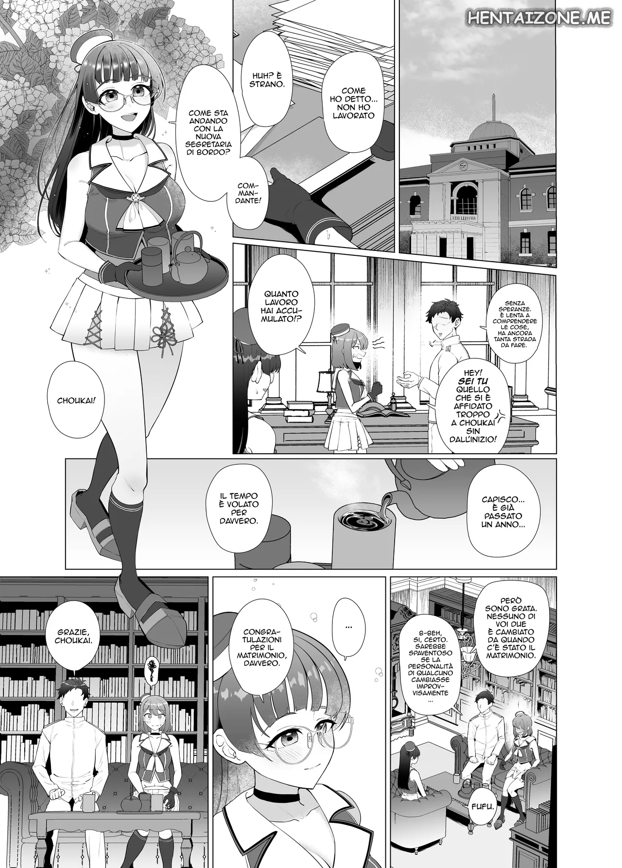 [Gyoumuyou Jiga] Watashi ga Kowareta Hi ~Chokai ga Teitoku to Ninshin suru made Kakurete Kossori Uwaki Koubi Shimakuru Hanashi~ | Il Giorno in cui Sono Cambiata (Kantai Collection -KanColle-) [Italian] [Digital] 画像番号 7