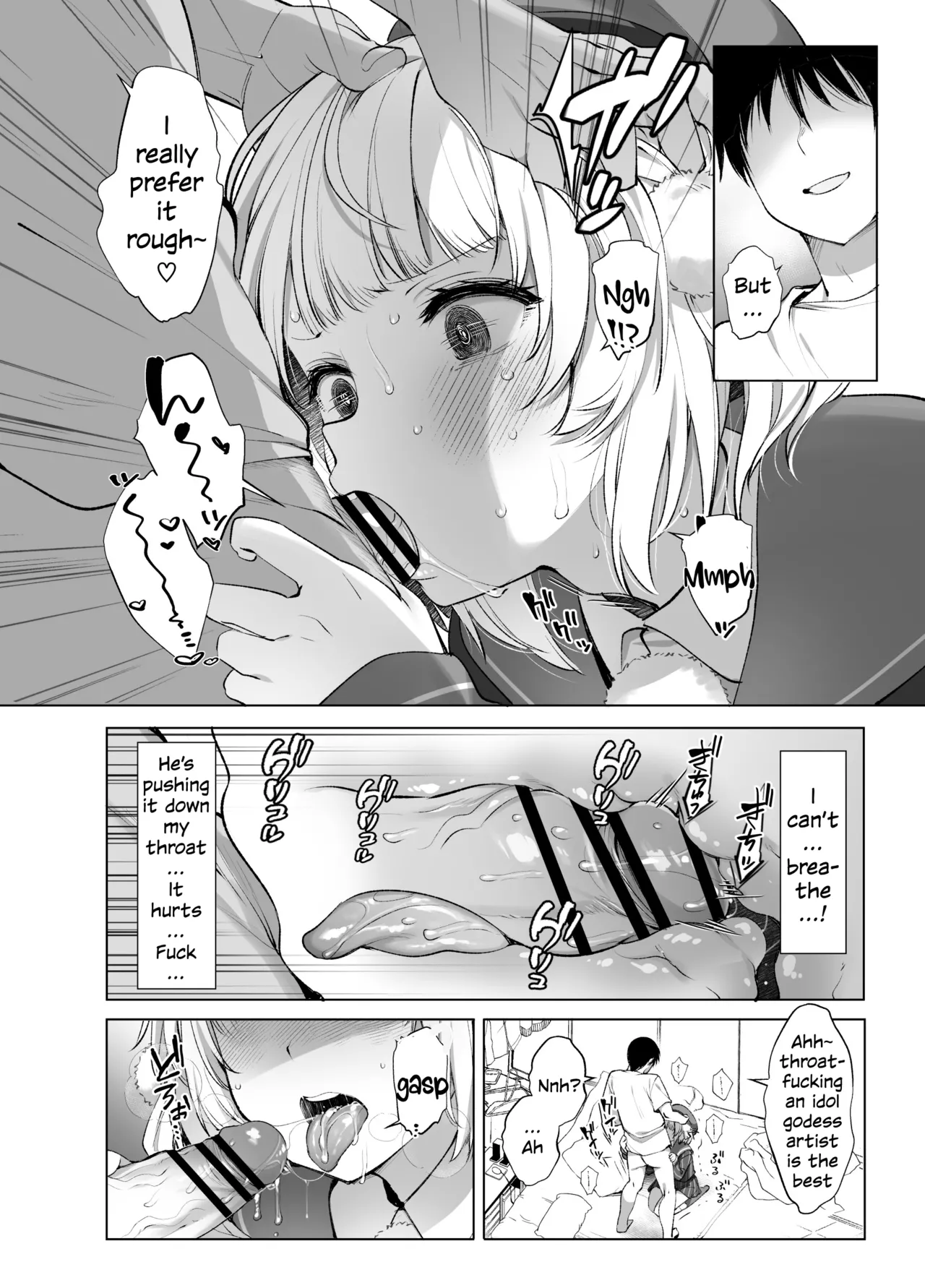 [French Letter (Fujisaki Hikari)] Idol Kamieshi Vtuber no Ero Uraaka Katsudou | Idol Goddess Artist VTuber's Lewd Secret Account Activities (Shigure Ui) [English] [Digital] image number 27