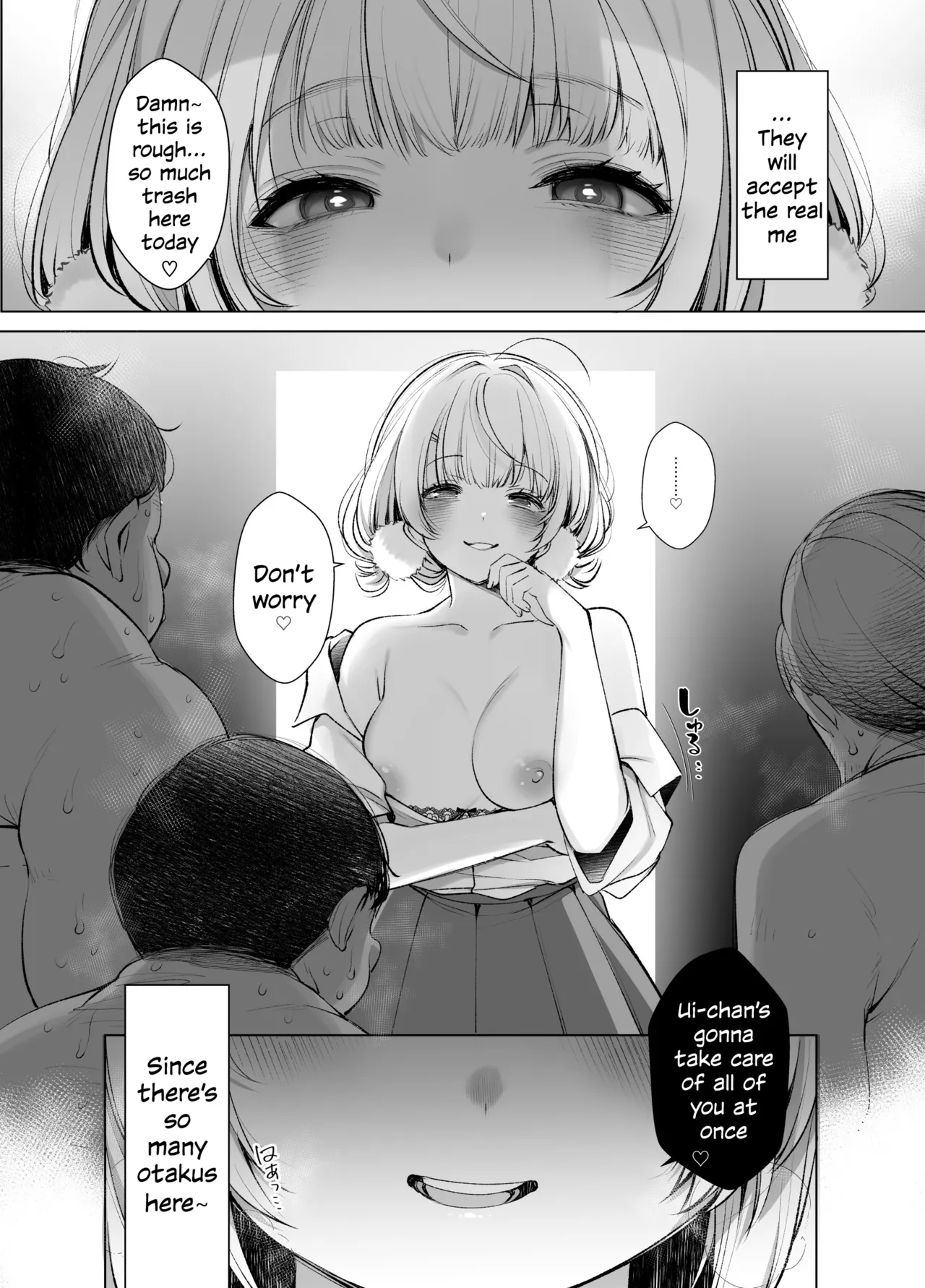 [French Letter (Fujisaki Hikari)] Idol Kamieshi Vtuber no Ero Uraaka Katsudou | Idol Goddess Artist VTuber's Lewd Secret Account Activities (Shigure Ui) [English] [Digital] image number 39
