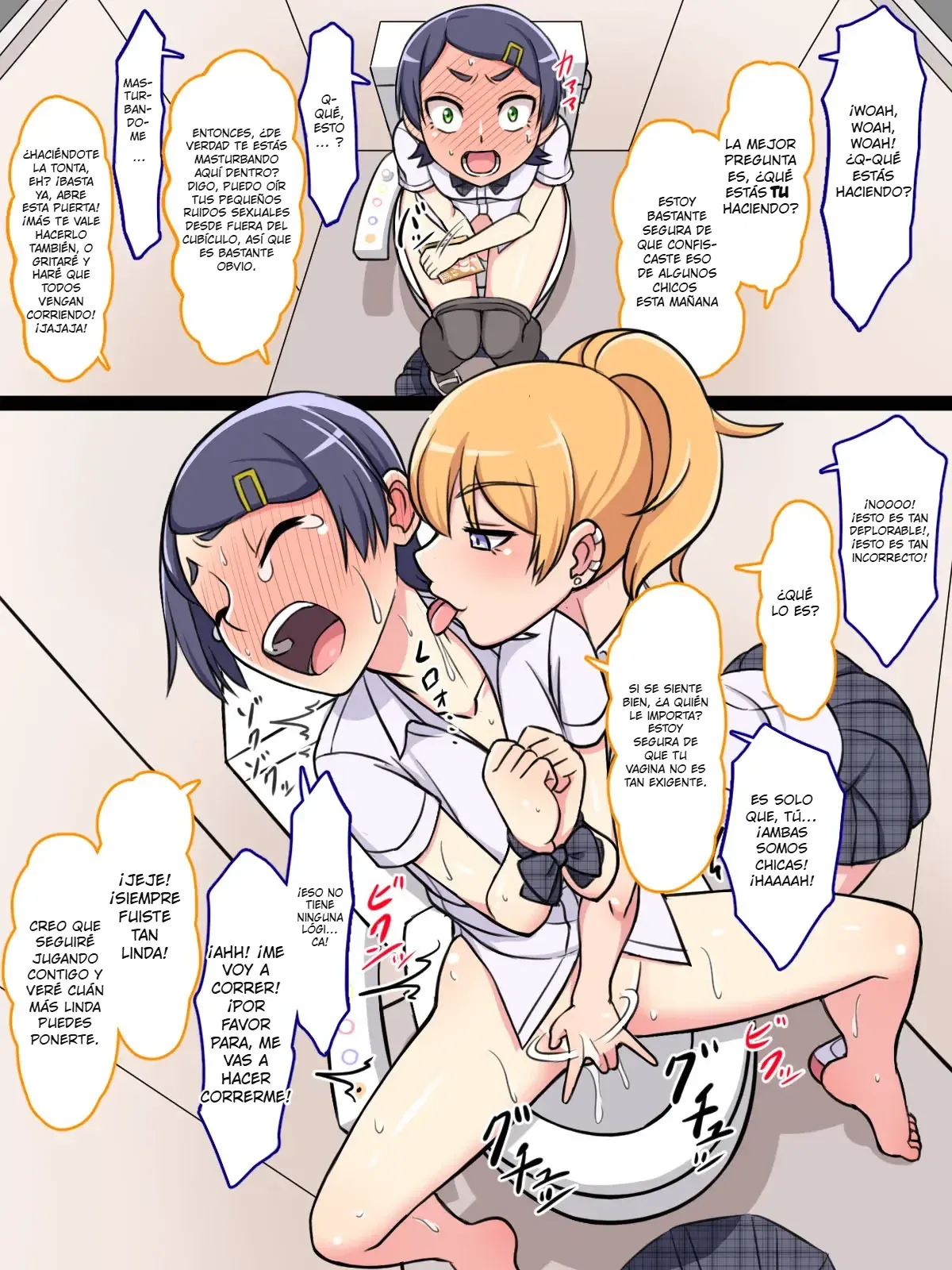 [Watashiki] Do-M Iinchou to Do-S Gyaru | The Gyaru Dom and the Student Council Sub [Ongoing] [Spanish] image number 6