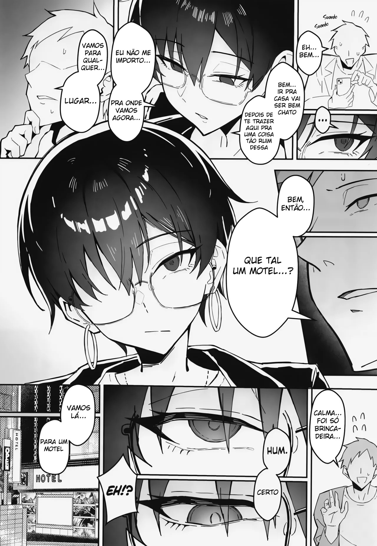 [Sukebe Hatsudenjo (Hatsuden Pengin)] Buaisou na Kakure Kyonyuu Boyish Kanojo to Taikutsu na Date | Um Encontro Chato Com Minha Garota Durona e Seus Segredos Escondidos [Digital] [Portuguese-BR] {MundoHentaiOficial.com} Bildnummer 7