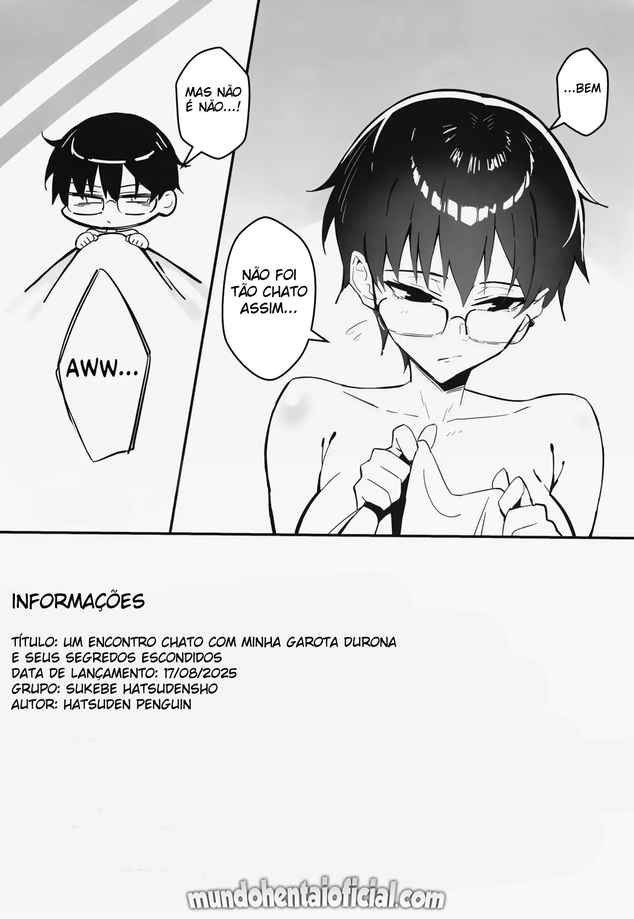 [Sukebe Hatsudenjo (Hatsuden Pengin)] Buaisou na Kakure Kyonyuu Boyish Kanojo to Taikutsu na Date | Um Encontro Chato Com Minha Garota Durona e Seus Segredos Escondidos [Digital] [Portuguese-BR] {MundoHentaiOficial.com} Bildnummer 31