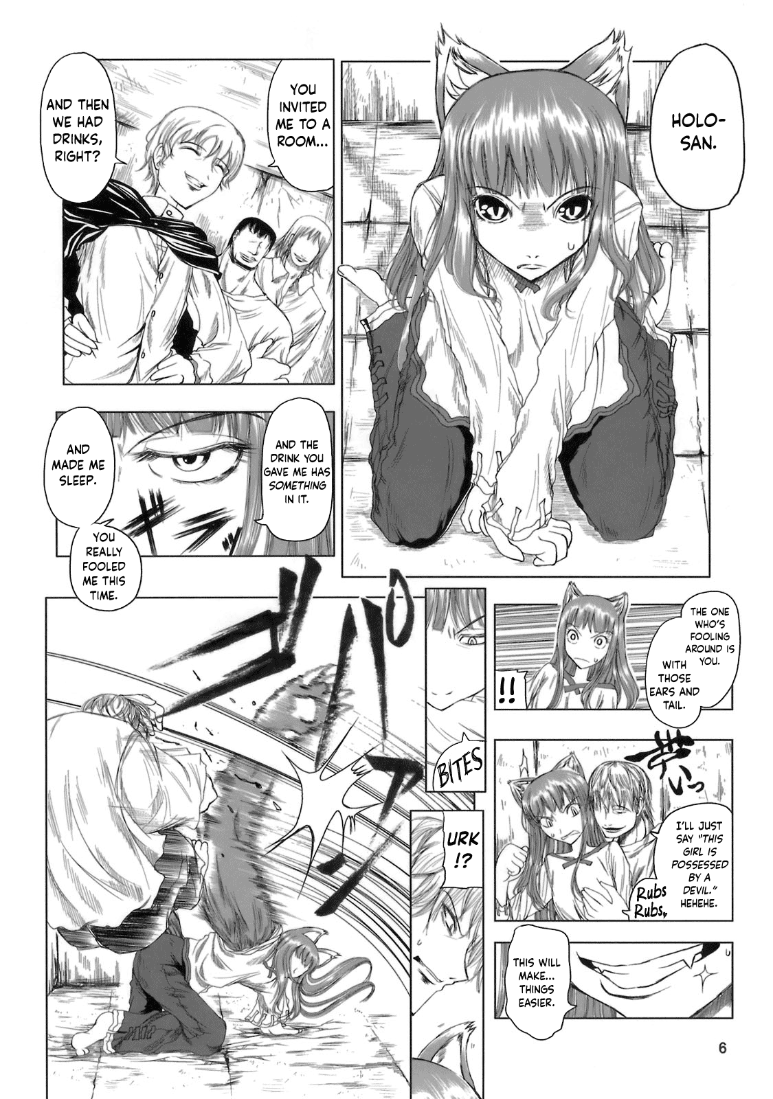 (C72) [Budou Bekkan (Donan)] Holo-sensei's Junbi Go 2 (Himegami Aisa Sensei Nesshou Gregorio Waika) (Spice and Wolf) [English] [obsoletezero] image number 5