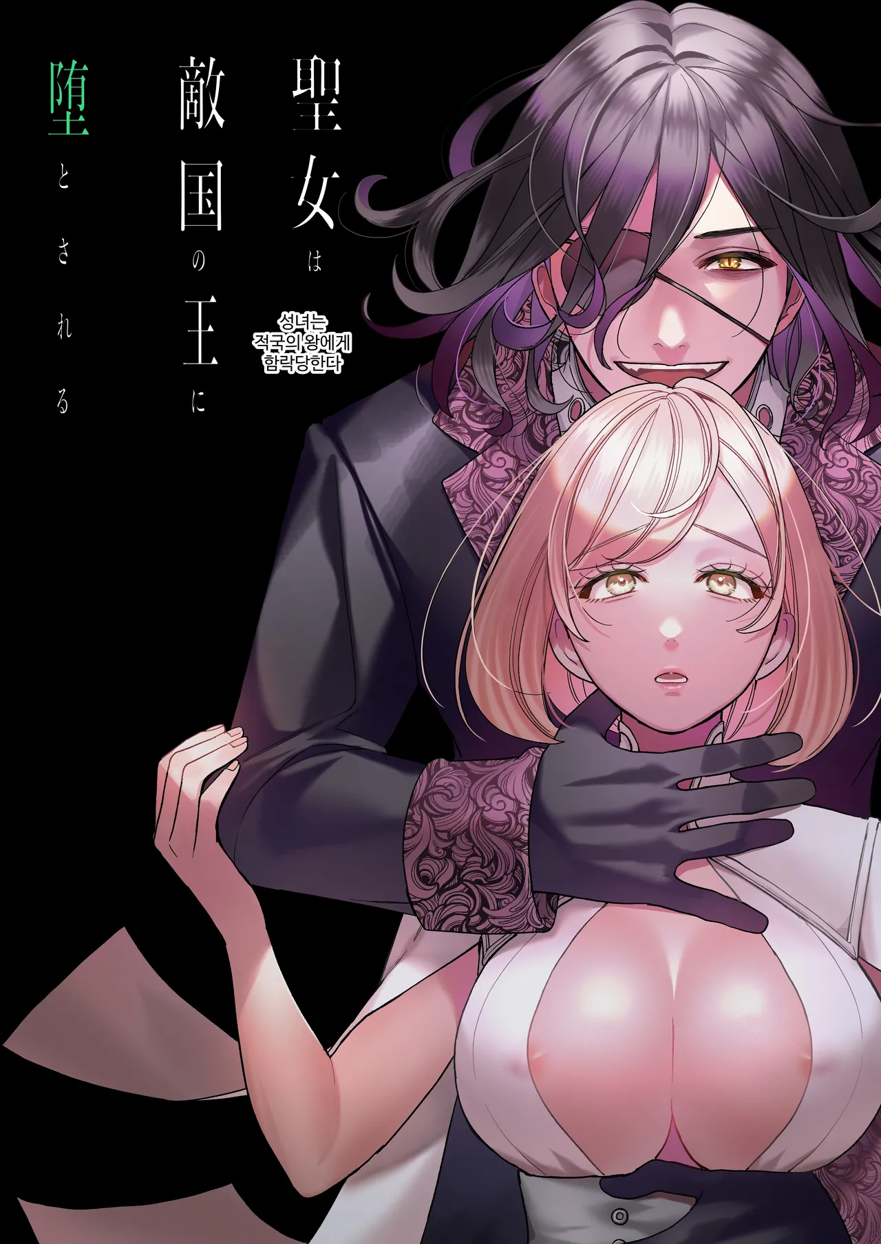 [Yomyaku (Okonogi Happa)] Seijo wa Tekikoku no Ou ni Otosareru | 성녀는 적국의 왕에게 함락당한다 [Korean] [Digital] 2eme image