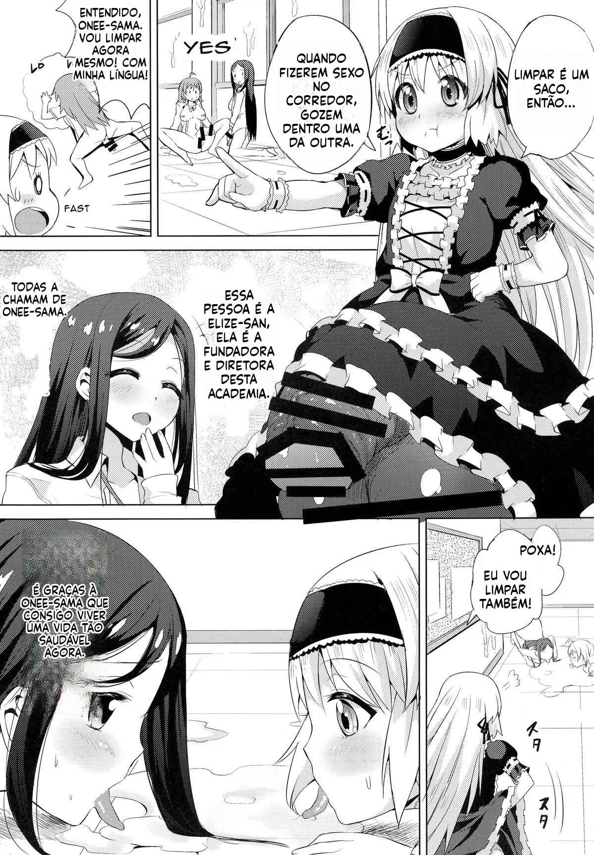 (Futaket 11) [Kinokoya(Kari) (Kinokoya)] Chingirls - Happy Birthday Onee-sama Ai no Chinkasu Soap Hen [Portuguese-BR] image number 7
