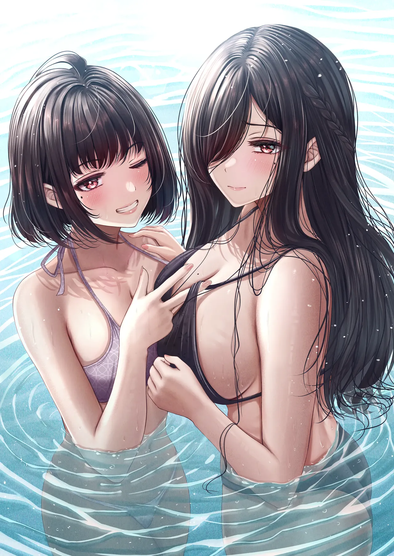 [＆norino] Sono toshi no hanareta kurokami shimai to omaruko suru hanashi | Having Sex With A Large Age Gap Black-Haired Sisters [English] [AKOTLs] [Digital] изображение № 39