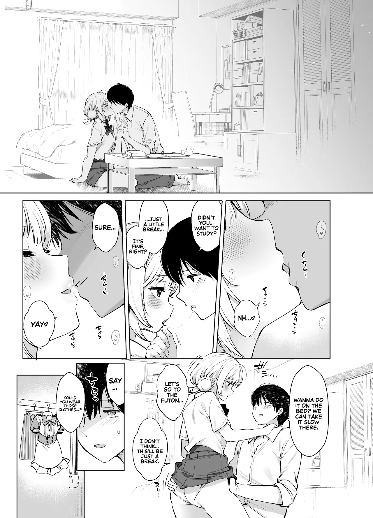 [French letter (Fujisaki Hikari)] Classmate no Idol V o Boku dake no Kanojo? ni Shite Mita | I Made My Idol Classmate My Exclusive Sex Friend (Shigure Ui) [Digital] [English] [Rirare Translation] image number 12