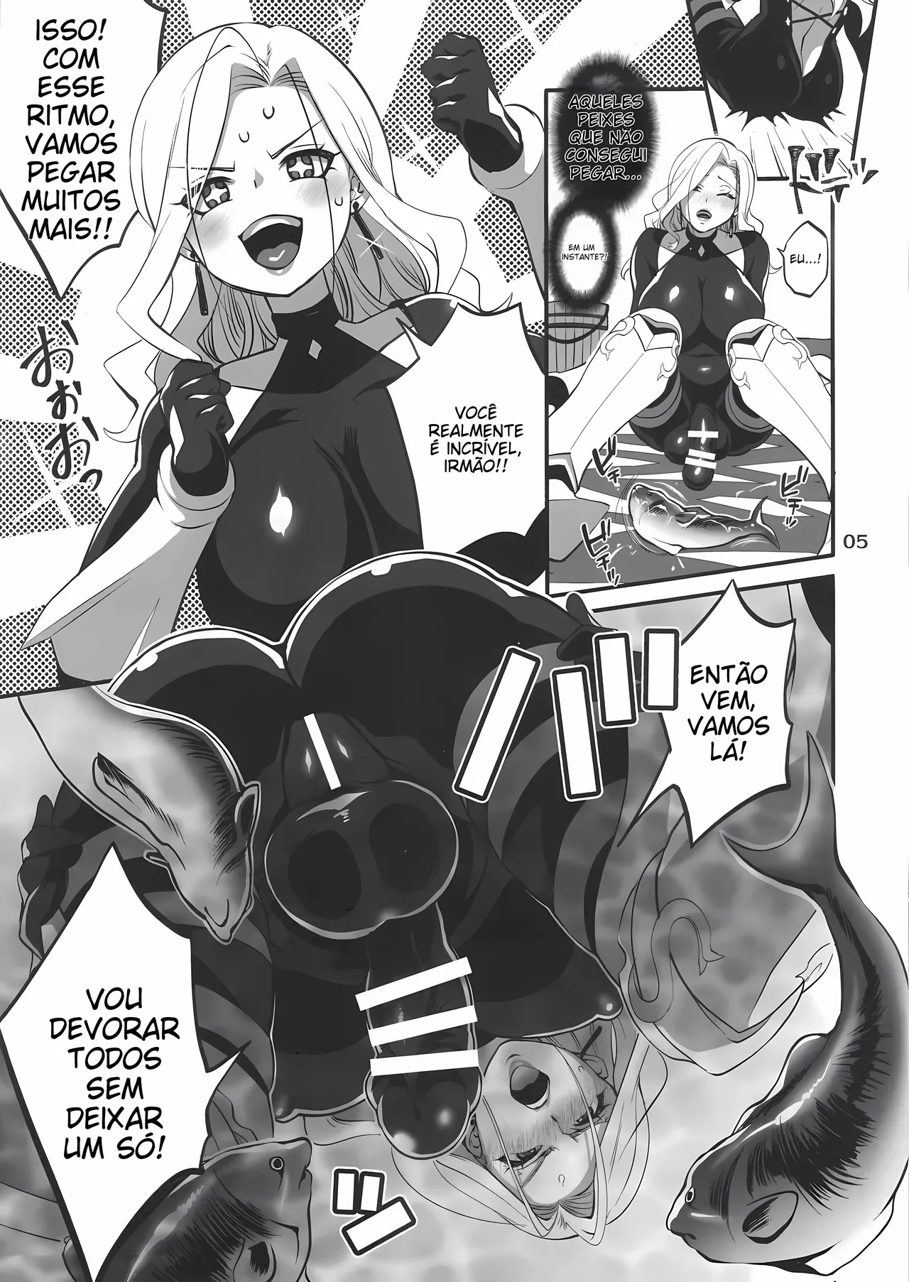 [Tokimachi Eisei] Kisara's Big Dick Fishing [Portuguese-BR] [Upscale] numero di immagine  5