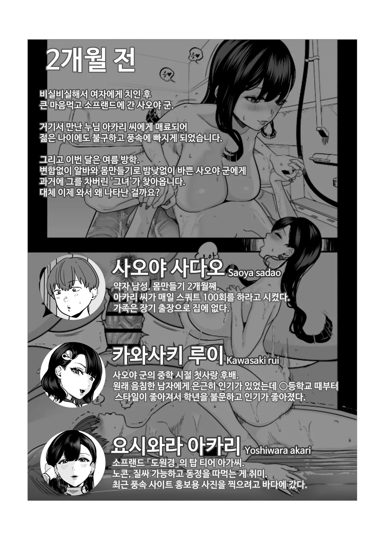 [Sakuranbo Nouen (Kondo Yume)] Gachikoi Fuuzoku 2.5 -Papa-katsu Joshi ni Jakusha Dansei Chinpo o Ijimerareru Hanashi- [Korean] image number 2