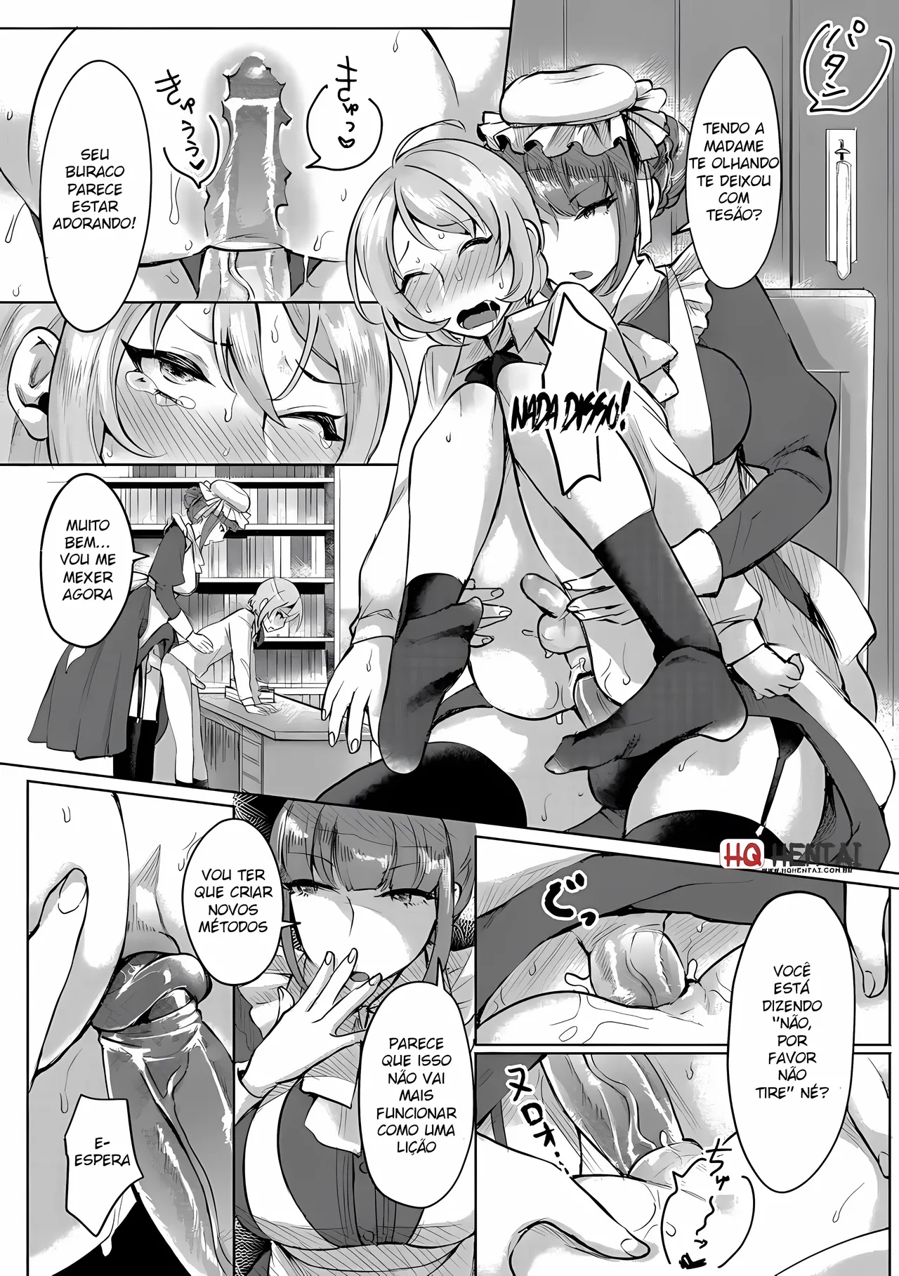 [Omecho] Bocchama no Aibou Maid [Portuguese-BR] [Upscale] image number 12