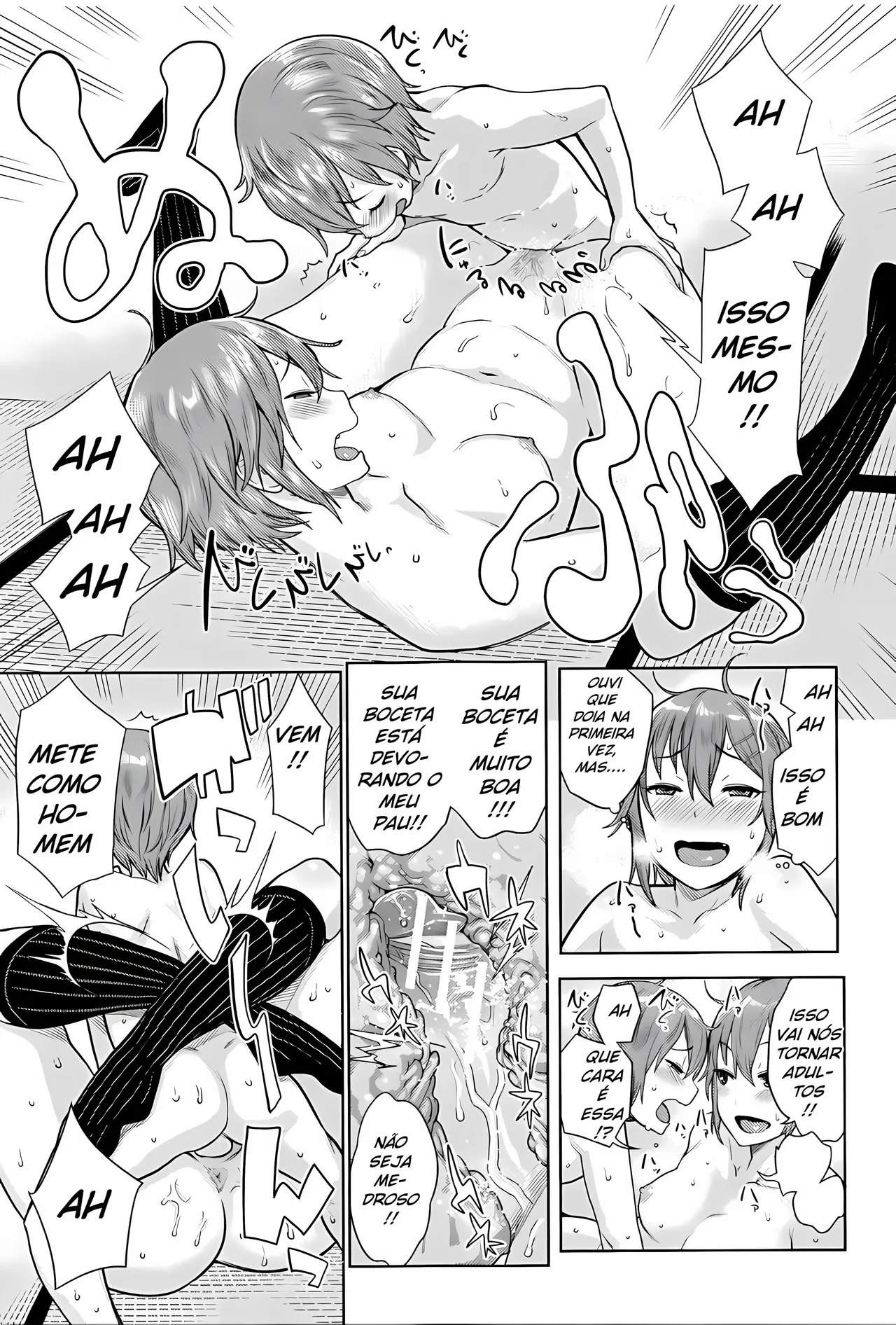 [Agata] OneShota Rape Yajuu Toka Shita Ane [Portuguese-BR] [Upscale] image number 15