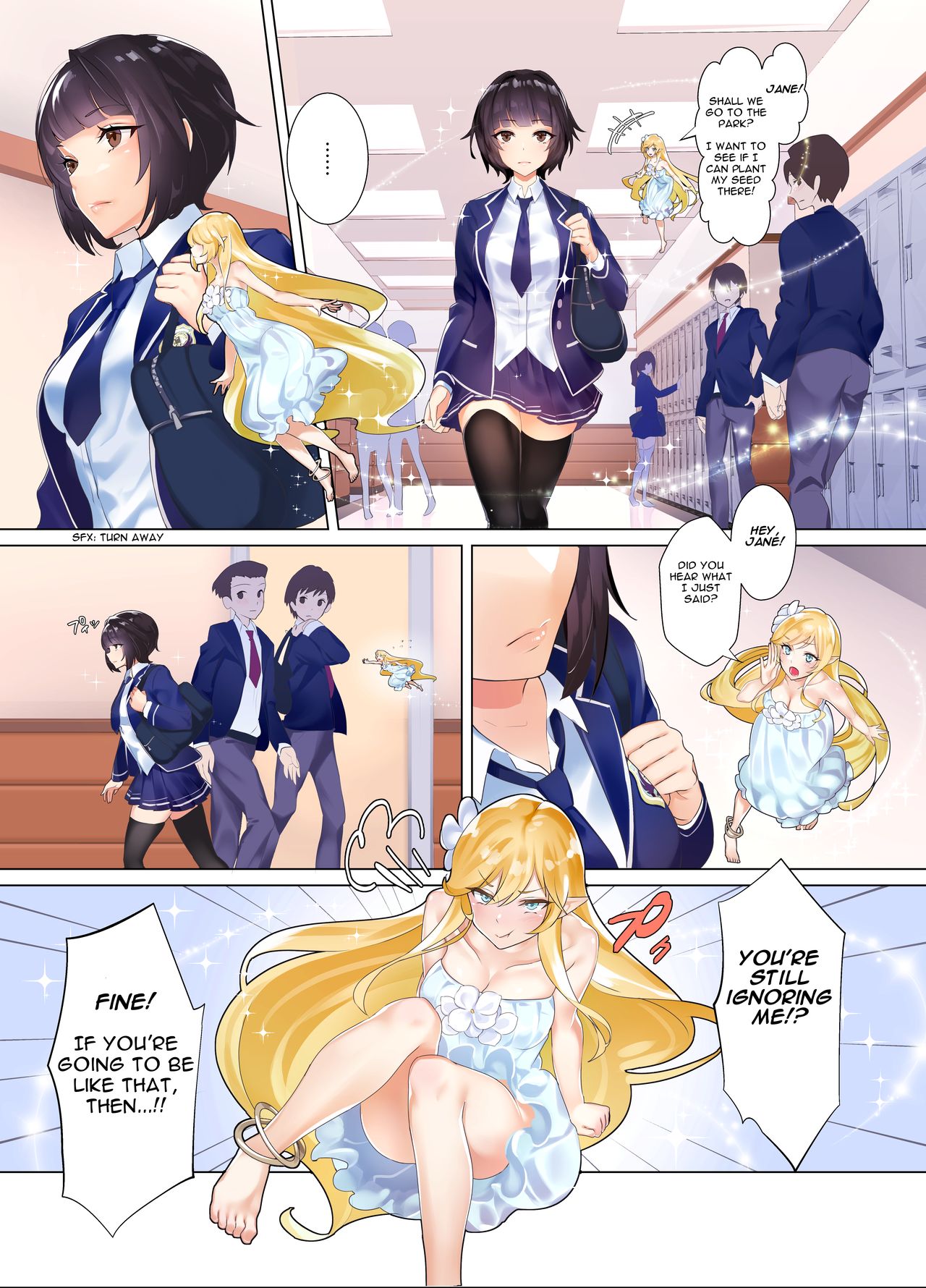 [Finleytennfjord] Jane transforming at school manga 이미지 번호 2