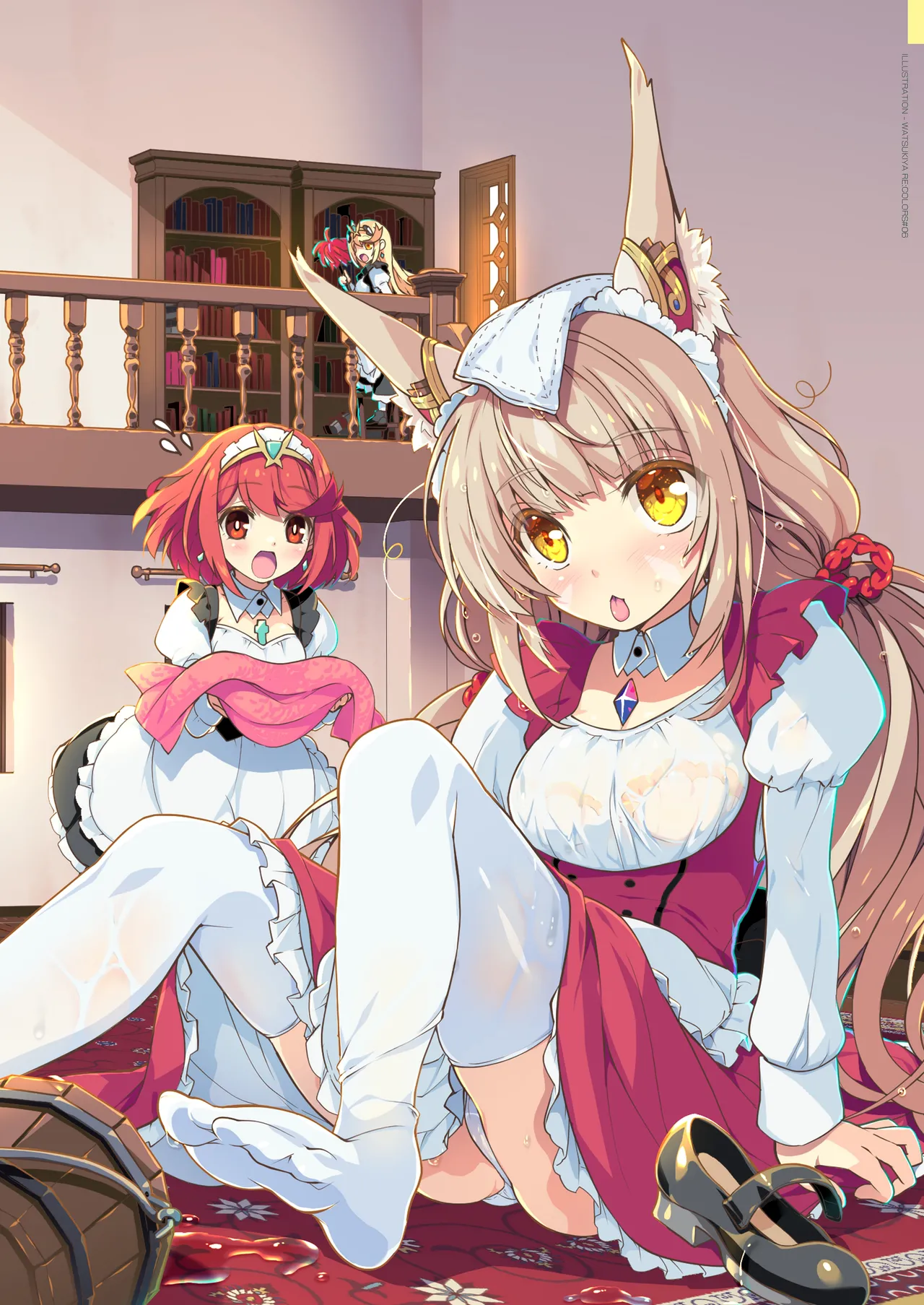 [Watsukiya (Watsuki Rumi, Yuuki Sei)] RE:COLORS!# 06 Kanojo ga Mizugi ni Kigaetara Rakuen ni Ichiban Chikai Shima!? (Xenoblade Chronicles 2, Xenoblade Chronicles 3) [Chinese] [甜族星人x我不看本子汉化] image number 67