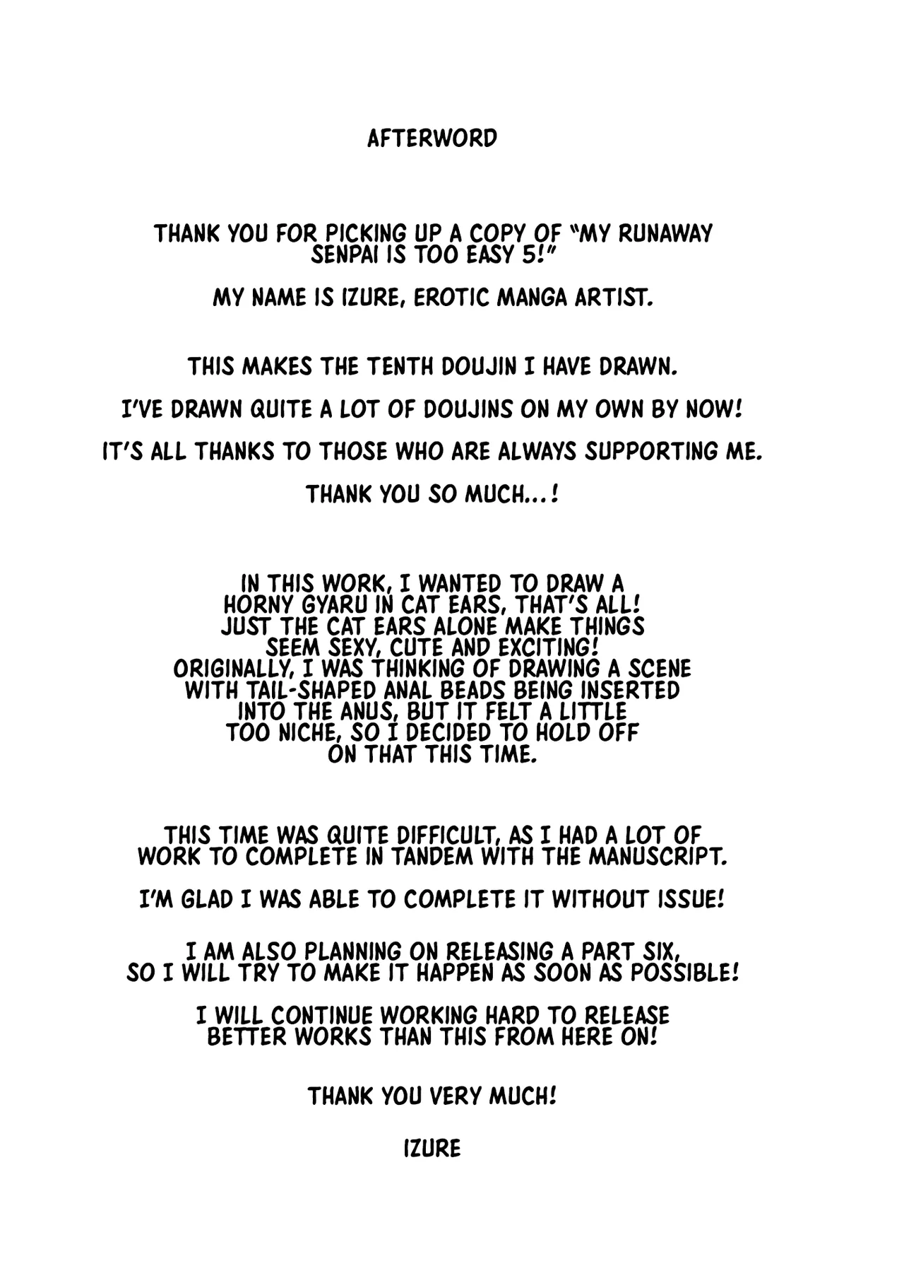 [Izure] Iede Gal na Senpai wa Kantan ni Yarasete Kureru 5 | My Runaway Senpai Is Too Easy 5 [English] [Morally Bankrupt Wizard Translations] [Digital] 이미지 번호 68