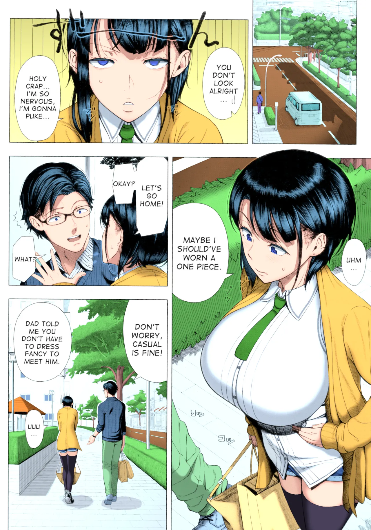 [Shinozuka Yuuji] Ore ga Mita Koto no Nai Kanojo _ A Woman Like I'd Never Seen Before (Hajimete no Hitozuma) [English] [Decensored] [Colorized] 이미지 번호 12