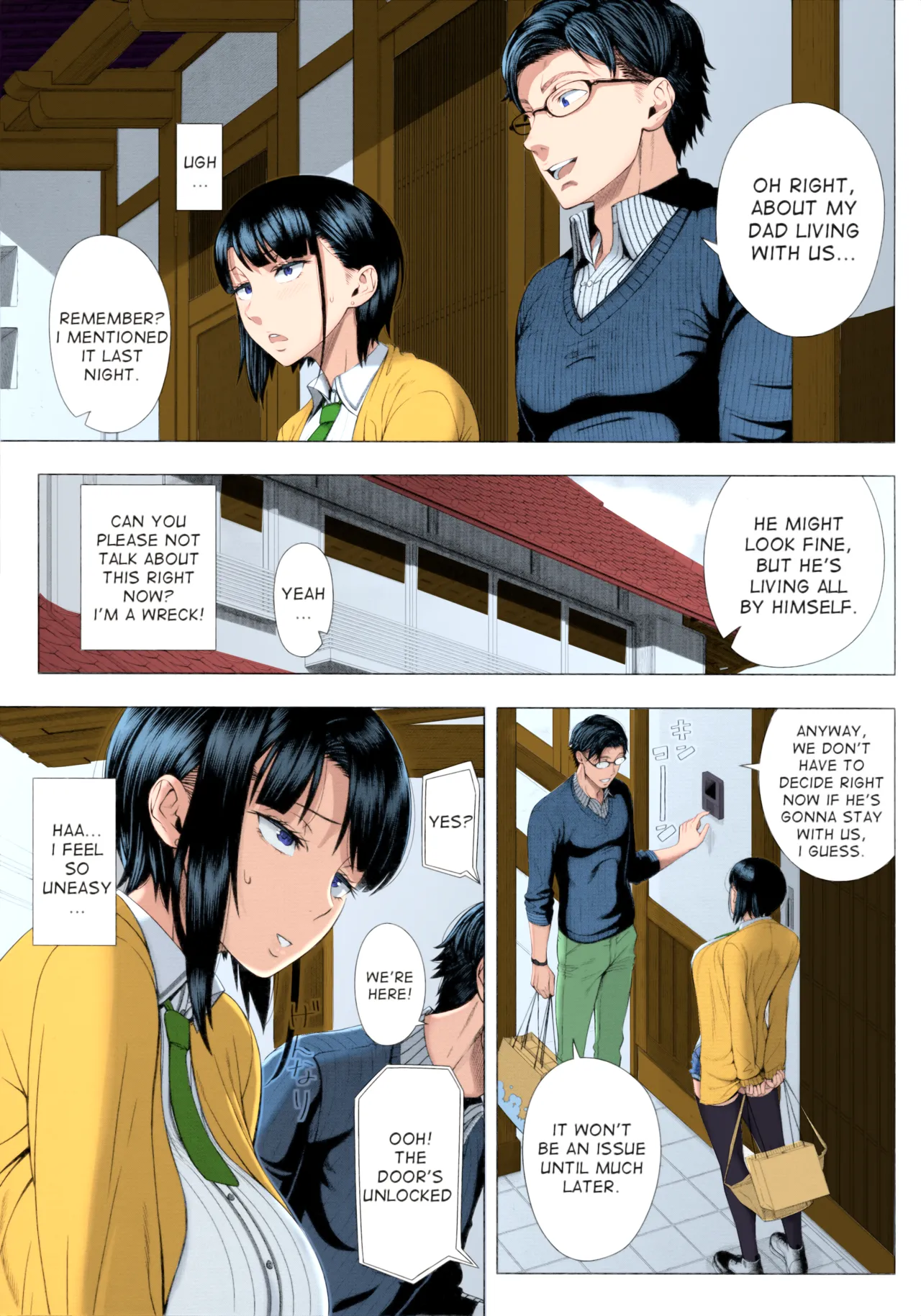 [Shinozuka Yuuji] Ore ga Mita Koto no Nai Kanojo _ A Woman Like I'd Never Seen Before (Hajimete no Hitozuma) [English] [Decensored] [Colorized] 이미지 번호 13