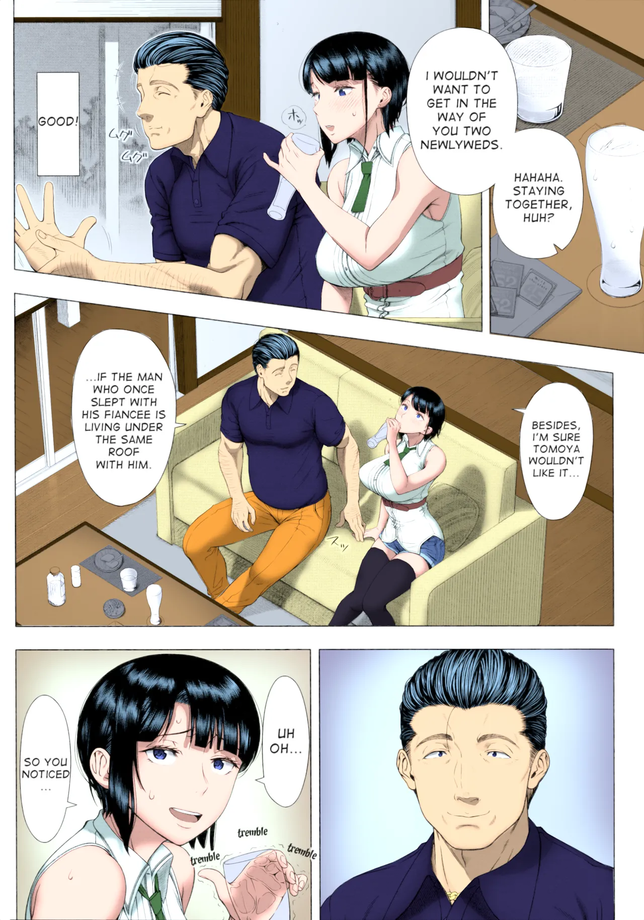 [Shinozuka Yuuji] Ore ga Mita Koto no Nai Kanojo _ A Woman Like I'd Never Seen Before (Hajimete no Hitozuma) [English] [Decensored] [Colorized] 이미지 번호 18