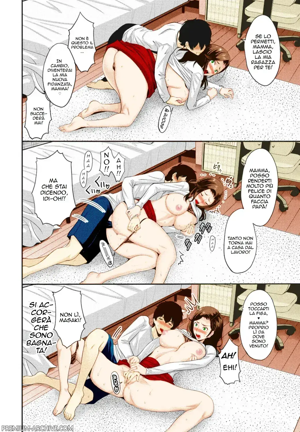 [Nishikawa Kou] Kaa-san ga Sasete Kurenai kara! | Perchè Mia Madre non Me lo Permetteva! (COMIC Momohime DEEPEST Vol. 001) [Italian] [Digital] [Colorized] Bildnummer 6