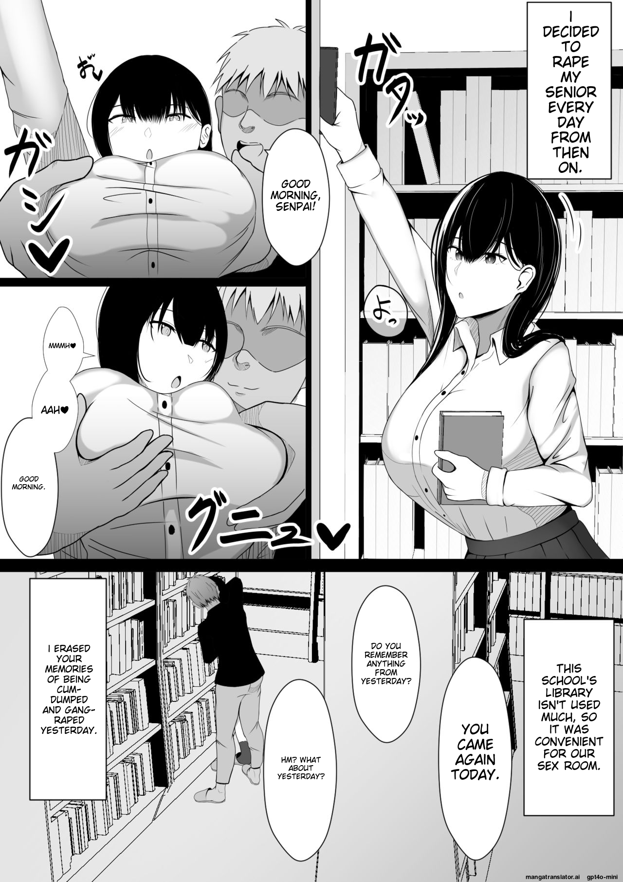 [Asakatsu_(Asakatsu_Teishoku)]_Nakayoshi_datta_Senpai_o_Suimin_de_Onahole_ni_suru! [MTL] image number 9