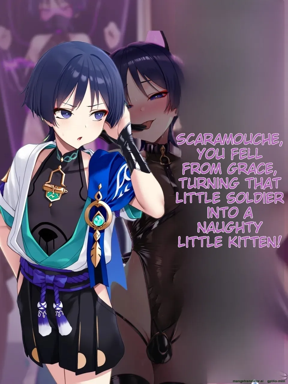 把他变成淫荡小猫 ～散兵雌堕～ ［Ai Generated］[MTL] image number 1