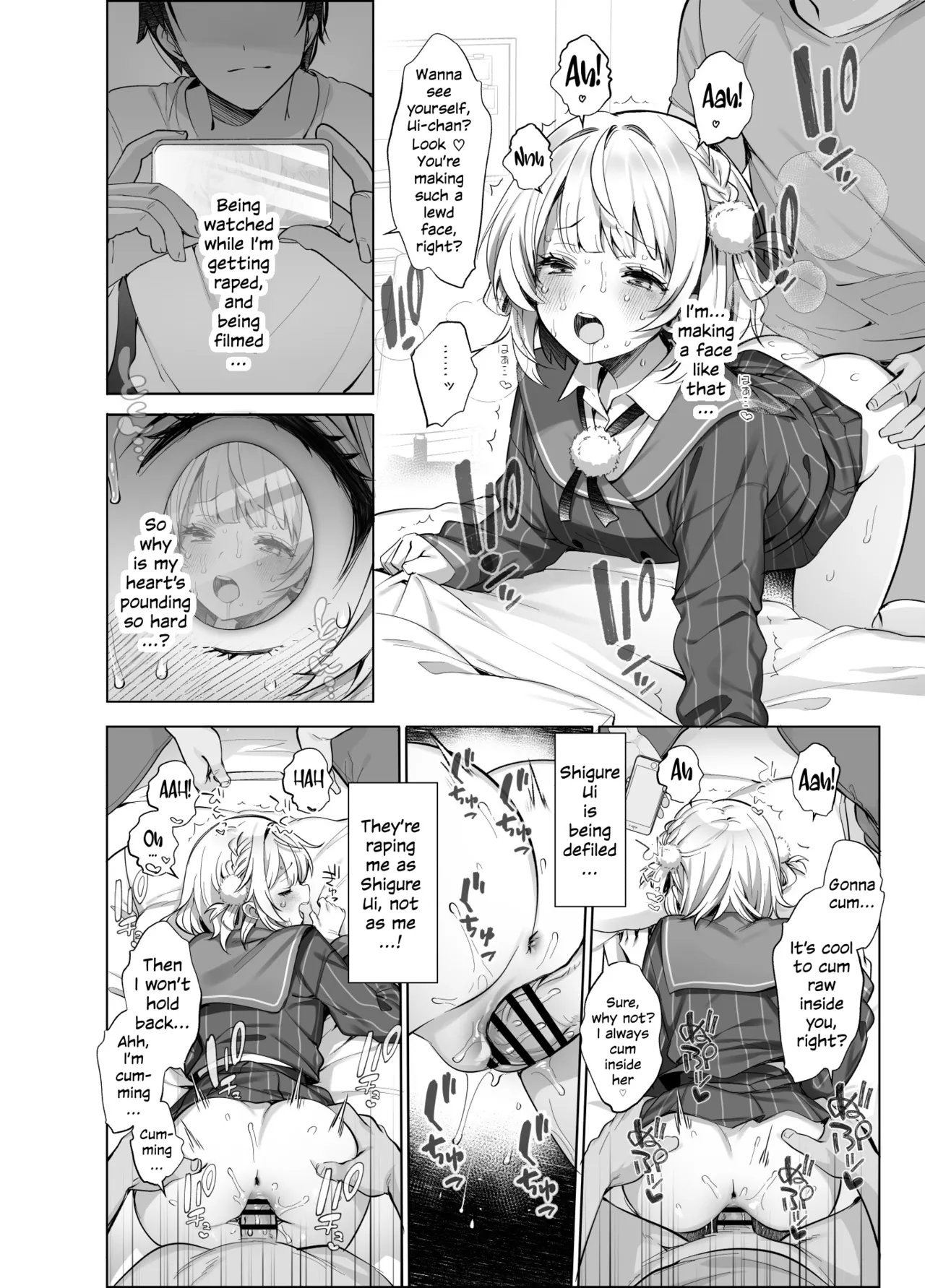 [French Letter (Fujisaki Hikari)] Idol Kamieshi Vtuber no Ero Uraaka Katsudou 2 | Idol Goddess Artist VTuber's Lewd Secret Account Activities 2 (Shigure Ui) [English] [White Witch] [Digital] numero di immagine  20