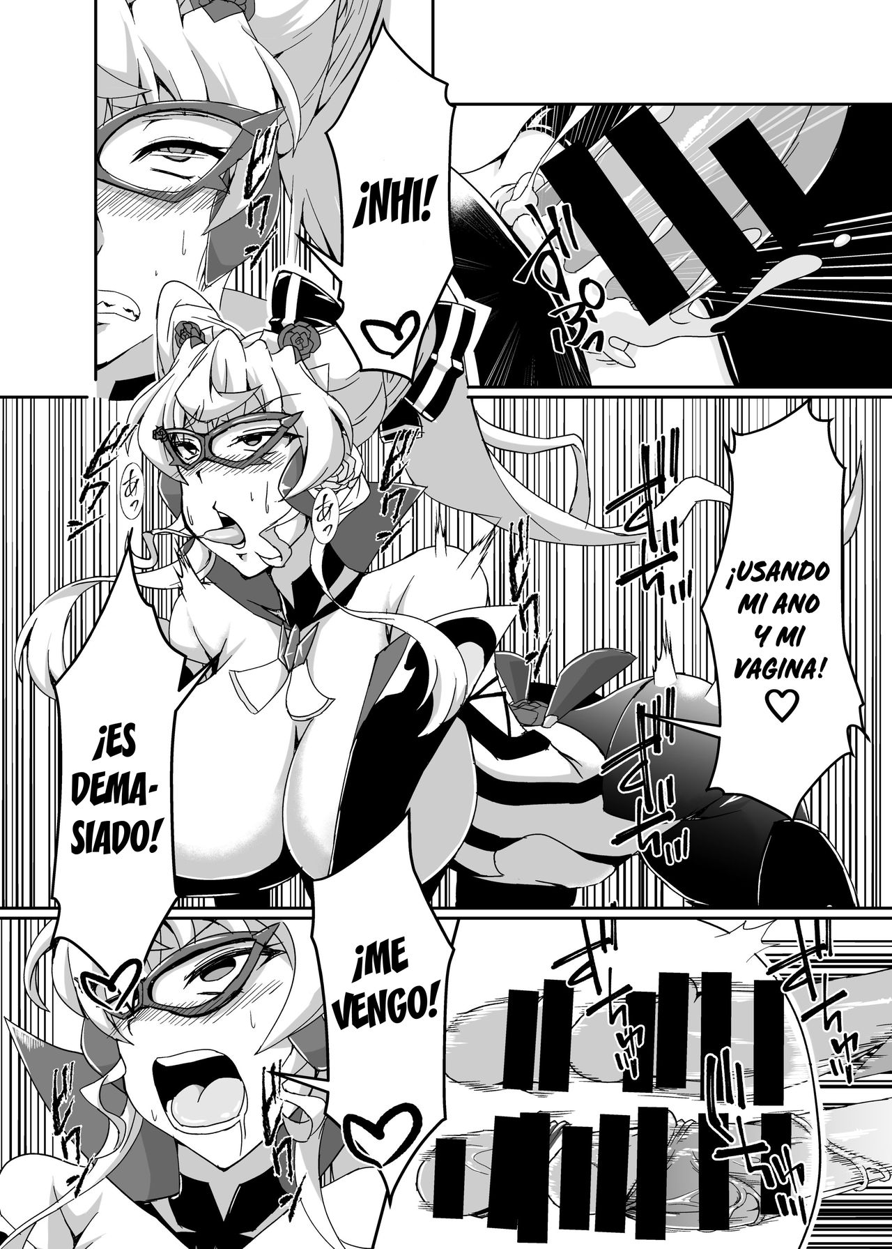 : [Daisan Shinsekai (Fumikage)] Ochinpo Kaitou Dosukebe Maria - Ochinpo Phantom thief Dosukebe Maria (Senki Zesshou Symphogear) [Spanish] [AZXTranslations] [Digital] image number 14