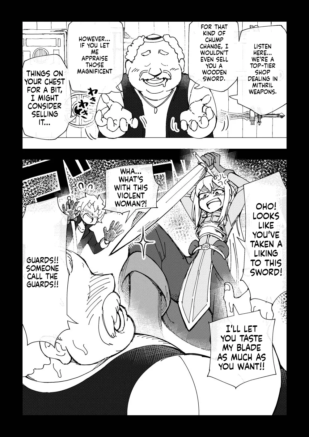 [Arimuland (Ari and Mura)] Reizoku Musume Fukutsu no Onna Kenshi image number 23