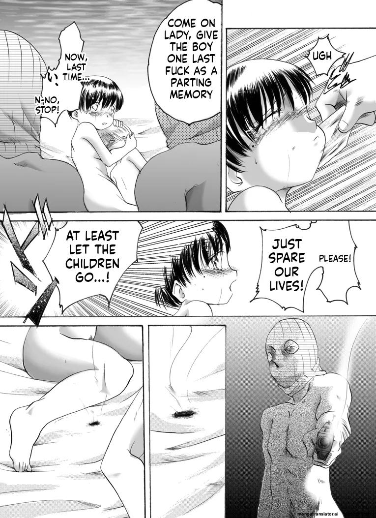 [Nightmare Express -Akumu no Takuhaibin-] Yokubou Kaiki - Haha Musume Yuukai Goukanma (English) (MTL) image number 55