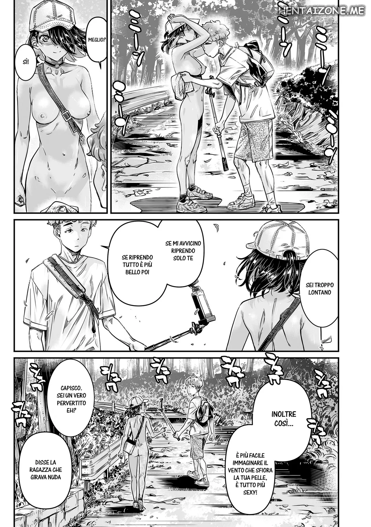 [Burning Shimai (MARUTA)] Hiyake no Zenra Girl wa, Doutei o Sotsugyou shita bakari no Senpai ni Hamedori saseru | Alla Mia Ragazza Piace il Nudismo [Italian] [Digital] 12eme image