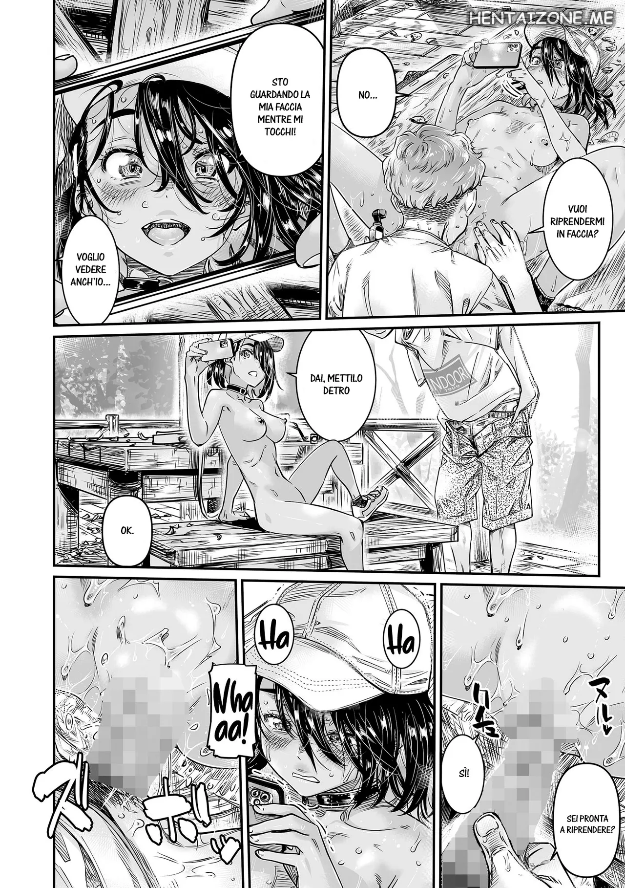 [Burning Shimai (MARUTA)] Hiyake no Zenra Girl wa, Doutei o Sotsugyou shita bakari no Senpai ni Hamedori saseru | Alla Mia Ragazza Piace il Nudismo [Italian] [Digital] 17eme image