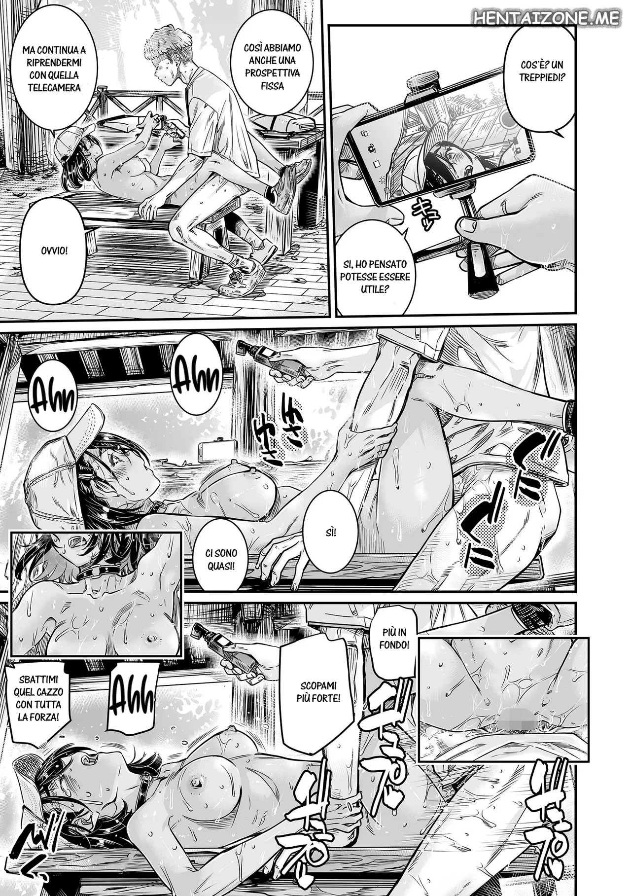 [Burning Shimai (MARUTA)] Hiyake no Zenra Girl wa, Doutei o Sotsugyou shita bakari no Senpai ni Hamedori saseru | Alla Mia Ragazza Piace il Nudismo [Italian] [Digital] 20eme image