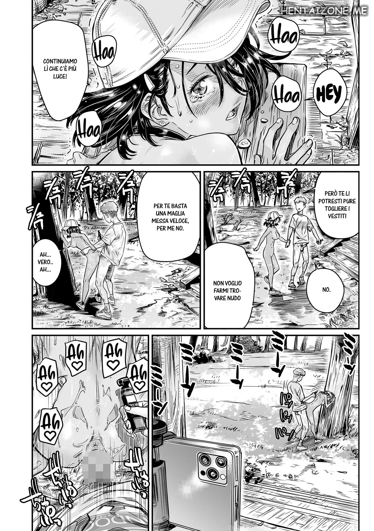 [Burning Shimai (MARUTA)] Hiyake no Zenra Girl wa, Doutei o Sotsugyou shita bakari no Senpai ni Hamedori saseru | Alla Mia Ragazza Piace il Nudismo [Italian] [Digital] 23eme image