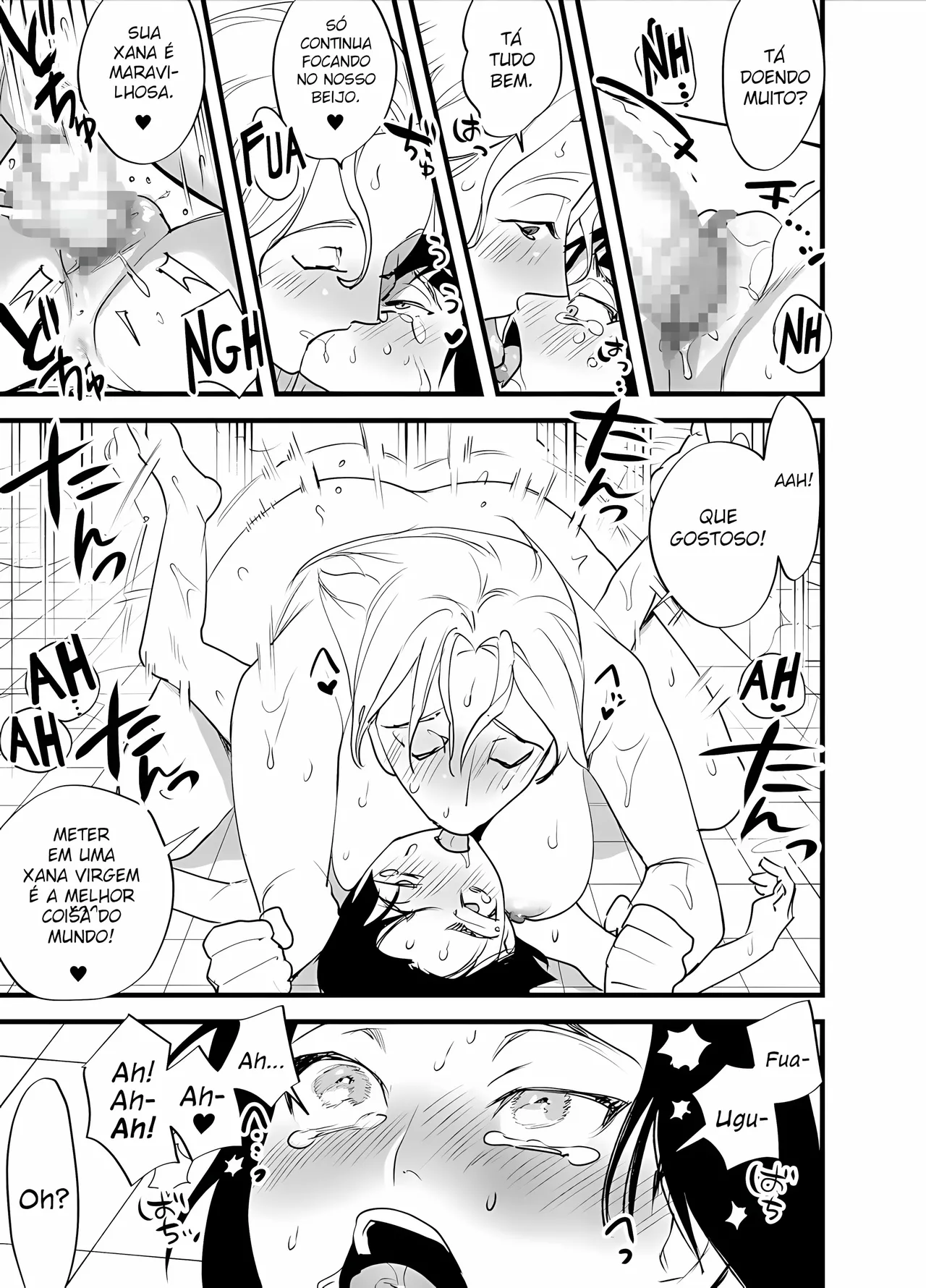 [Chimeda] Hajimete no Futanari [Portuguese-BR] [Upscale] image number 16