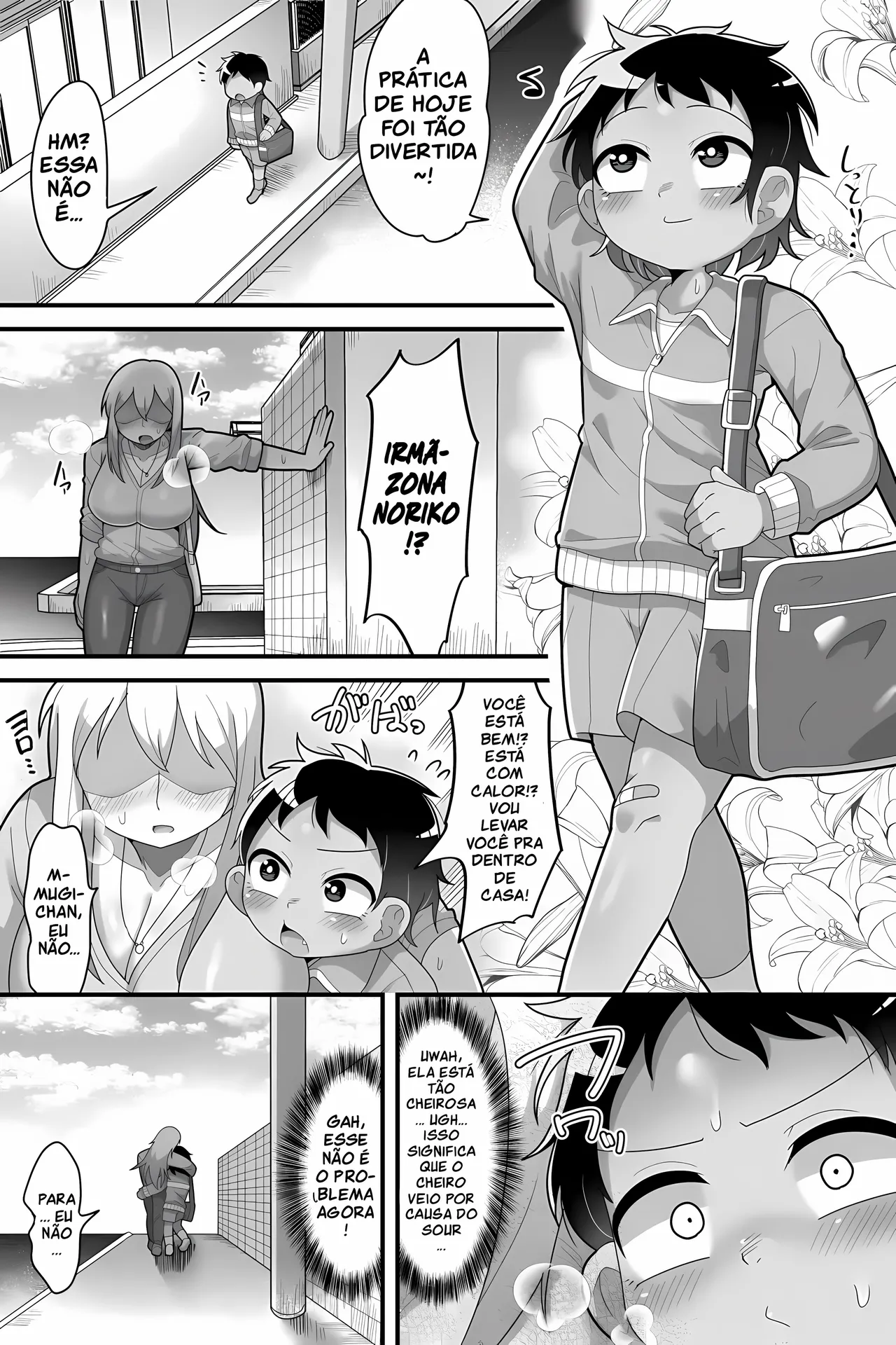 [Dakkoku Jiro] Daisuki na Kinjo no Yasashii Onee-chan ga Futanari datte node Senyou Onaho ni Narimashita [Portuguese-BR] [Upscale] Bildnummer 5