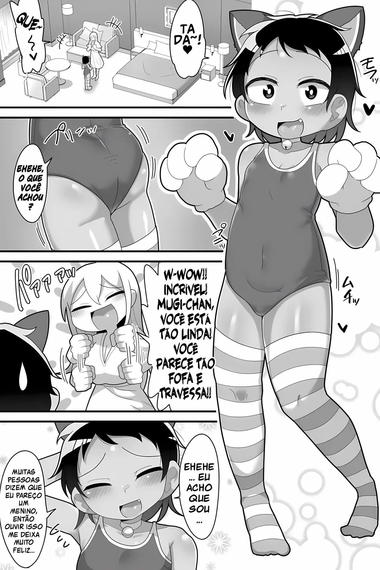 [Dakkoku Jiro] Daisuki na Kinjo no Yasashii Onee-chan ga Futanari datte node Senyou Onaho ni Narimashita [Portuguese-BR] [Upscale] Bildnummer 39