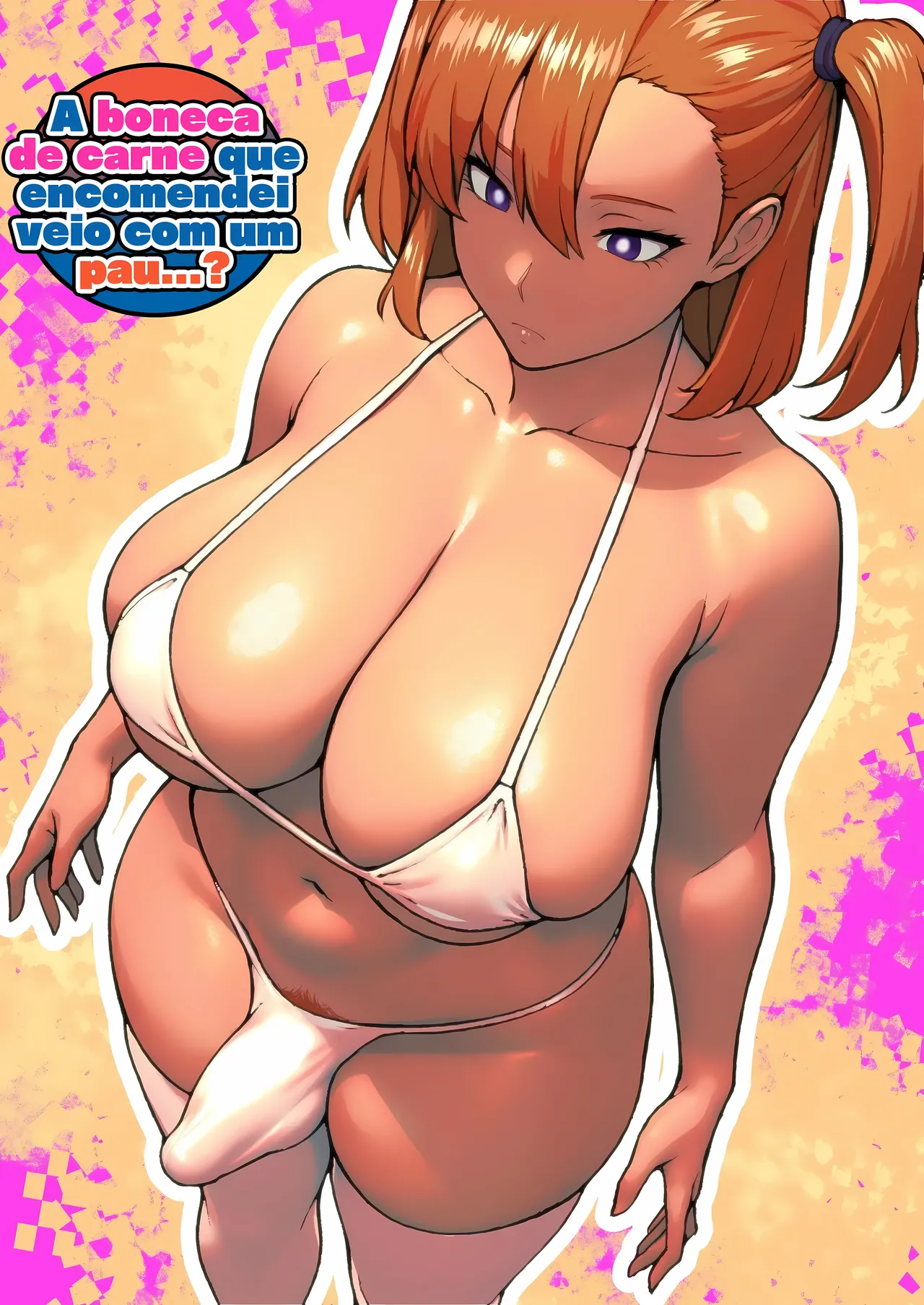 [Bekobeko] Chuumon shita Nikuningyou ni Chinpo ga Tsuiteiru no Desu Ga [Portuguese-BR] [Upscale] image number 1