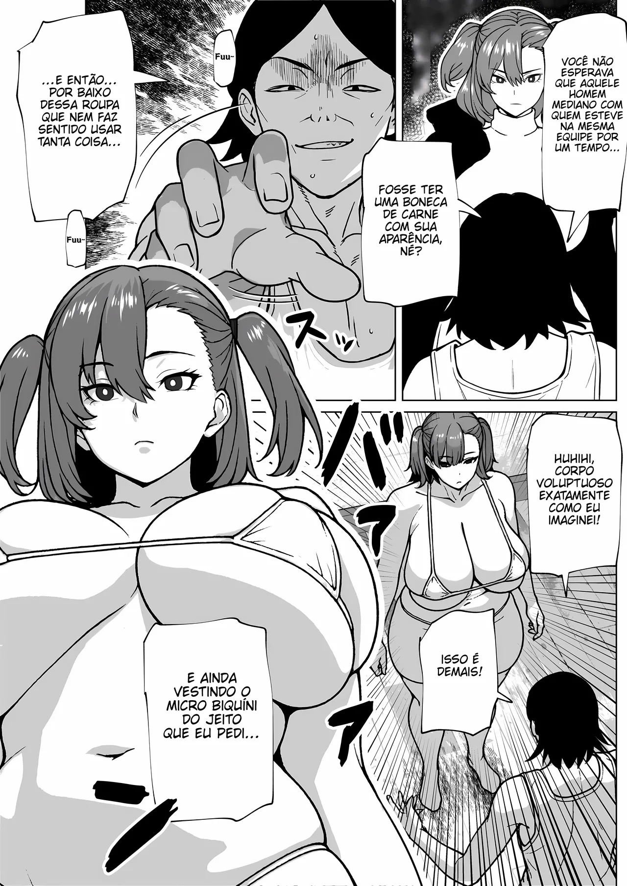 [Bekobeko] Chuumon shita Nikuningyou ni Chinpo ga Tsuiteiru no Desu Ga [Portuguese-BR] [Upscale] image number 4