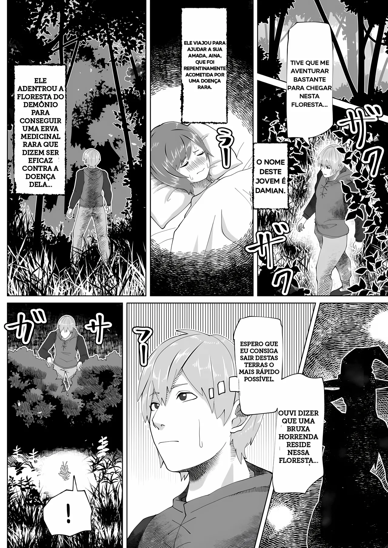 [Bekobeko] Futanari Majo no Mori [Portuguese-BR] [Upscale] 2eme image