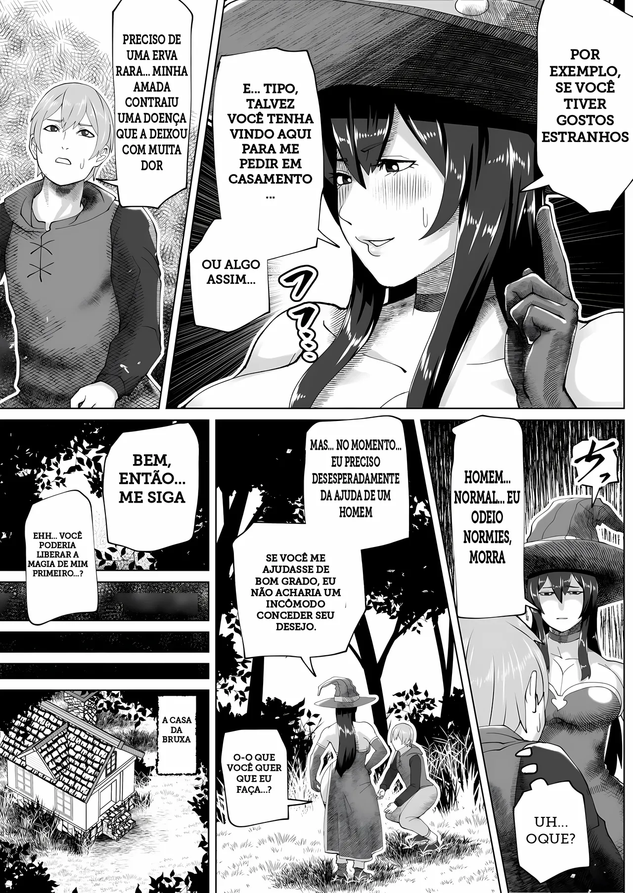 [Bekobeko] Futanari Majo no Mori [Portuguese-BR] [Upscale] 5eme image