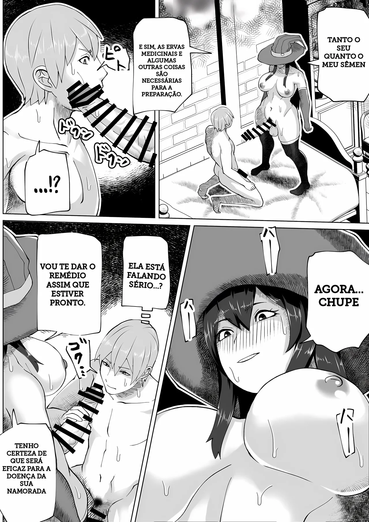 [Bekobeko] Futanari Majo no Mori [Portuguese-BR] [Upscale] 12eme image