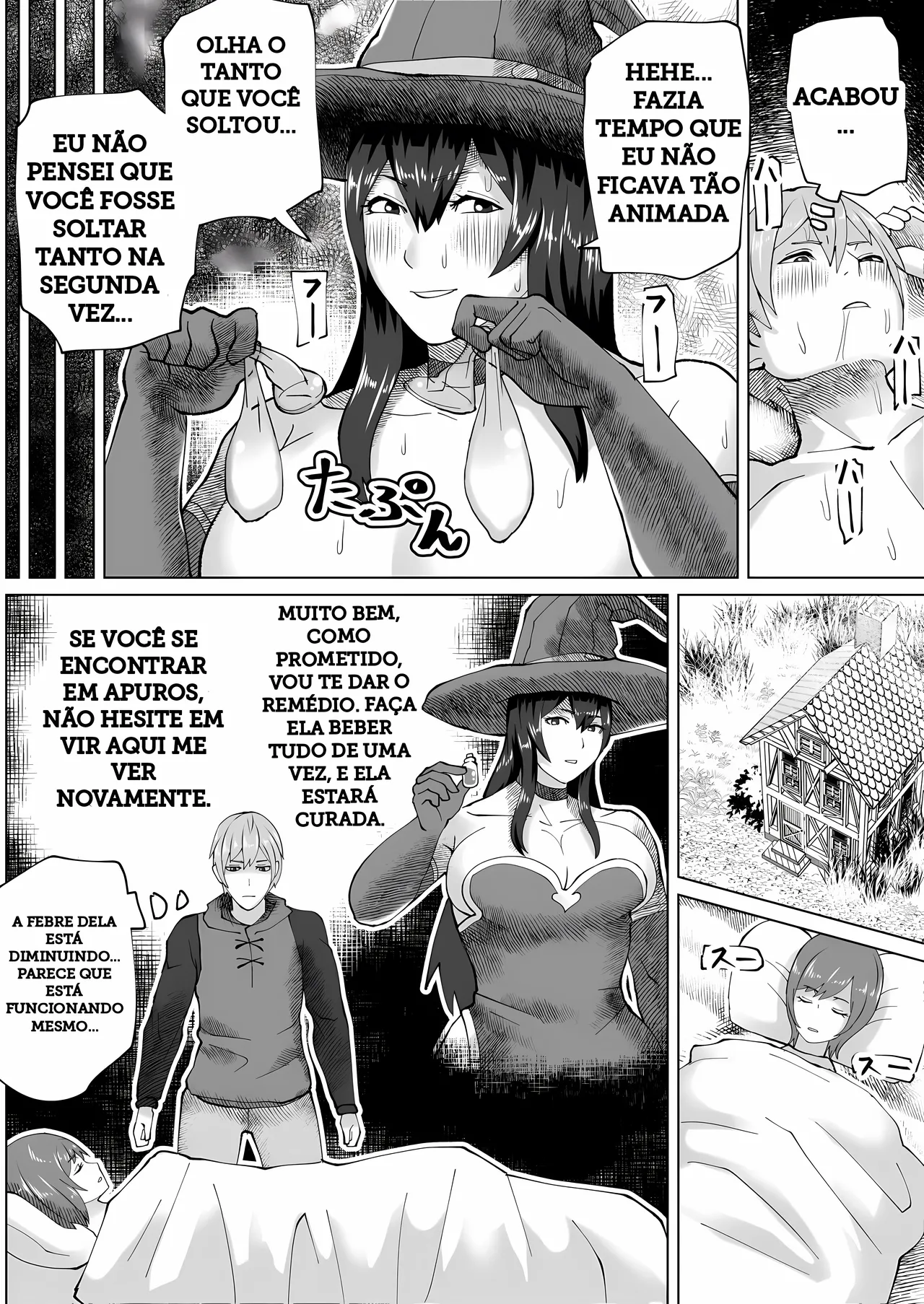 [Bekobeko] Futanari Majo no Mori [Portuguese-BR] [Upscale] 26eme image