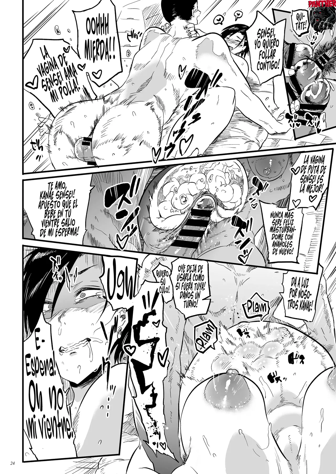 [Puppukupu (Kawaisaw)] Sensei wa Kyou kara Toile ni Narimasu | Los deberes de la maestra en el baño [Spanish] [Panther Scan] [Digital] 이미지 번호 23