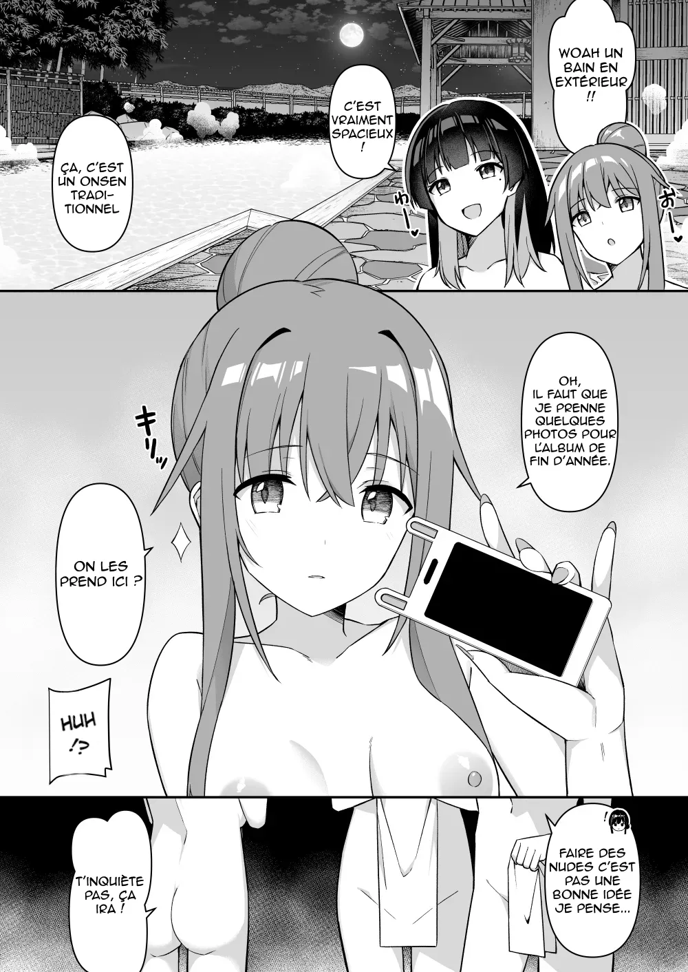 [HeartBreak (Itose Ikuto) ] Shuugaku Ryokou de Onsen Ryokan ni Kita Gal, Nakai no Dekachinpo de Wakarase Zecchou 2 | En voyage scolaire à l’auberge, des amies rencontrent un puceau à gros bite 2 [French] [Shiru10] 이미지 번호 7