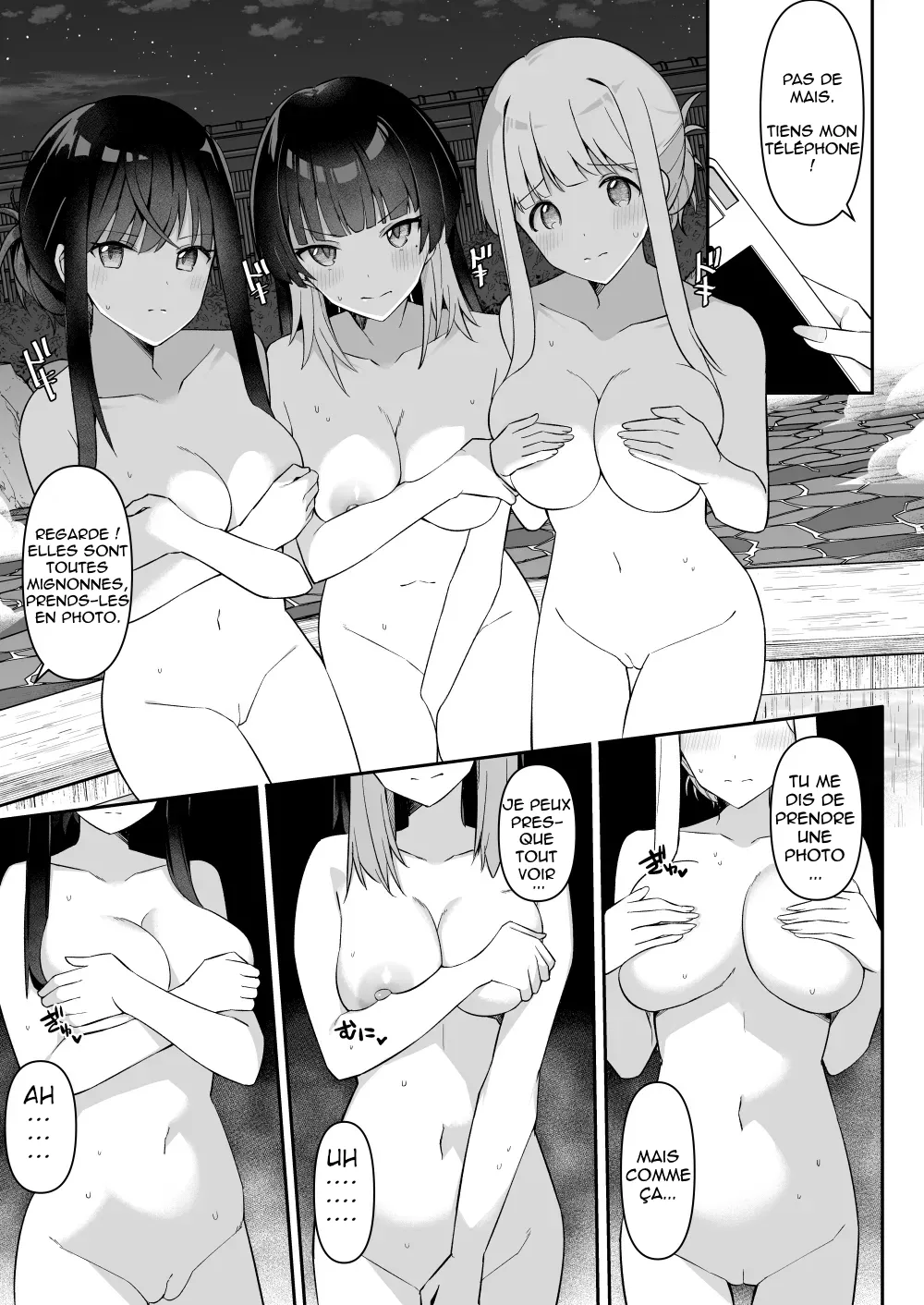 [HeartBreak (Itose Ikuto) ] Shuugaku Ryokou de Onsen Ryokan ni Kita Gal, Nakai no Dekachinpo de Wakarase Zecchou 2 | En voyage scolaire à l’auberge, des amies rencontrent un puceau à gros bite 2 [French] [Shiru10] 이미지 번호 12