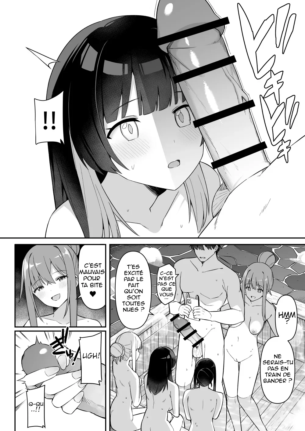 [HeartBreak (Itose Ikuto) ] Shuugaku Ryokou de Onsen Ryokan ni Kita Gal, Nakai no Dekachinpo de Wakarase Zecchou 2 | En voyage scolaire à l’auberge, des amies rencontrent un puceau à gros bite 2 [French] [Shiru10] 이미지 번호 13