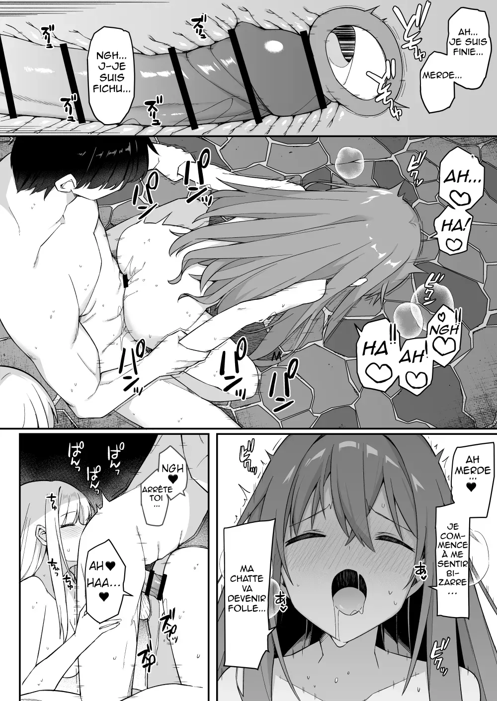 [HeartBreak (Itose Ikuto) ] Shuugaku Ryokou de Onsen Ryokan ni Kita Gal, Nakai no Dekachinpo de Wakarase Zecchou 2 | En voyage scolaire à l’auberge, des amies rencontrent un puceau à gros bite 2 [French] [Shiru10] 이미지 번호 31