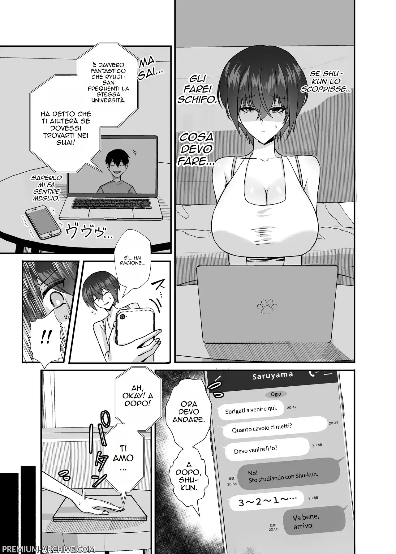 [Zenjidou Shimoneta Seizou Machine (Chinetsu)] Ibitsu Seiso na Yowa Ki Kanojo Gouin Motokare ni Netorareru... | Una ragazza pura ma infedele [Italian] Bildnummer 11