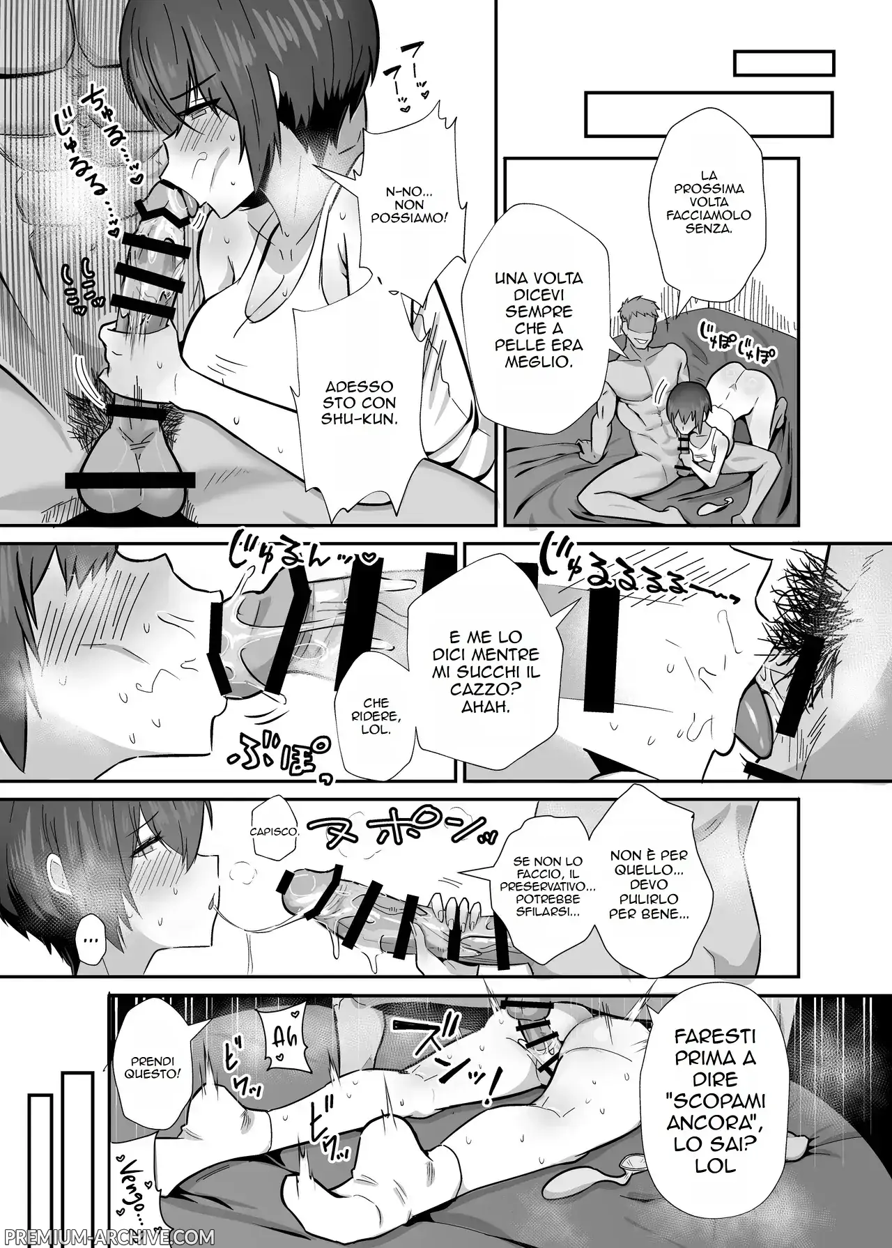 [Zenjidou Shimoneta Seizou Machine (Chinetsu)] Ibitsu Seiso na Yowa Ki Kanojo Gouin Motokare ni Netorareru... | Una ragazza pura ma infedele [Italian] Bildnummer 19