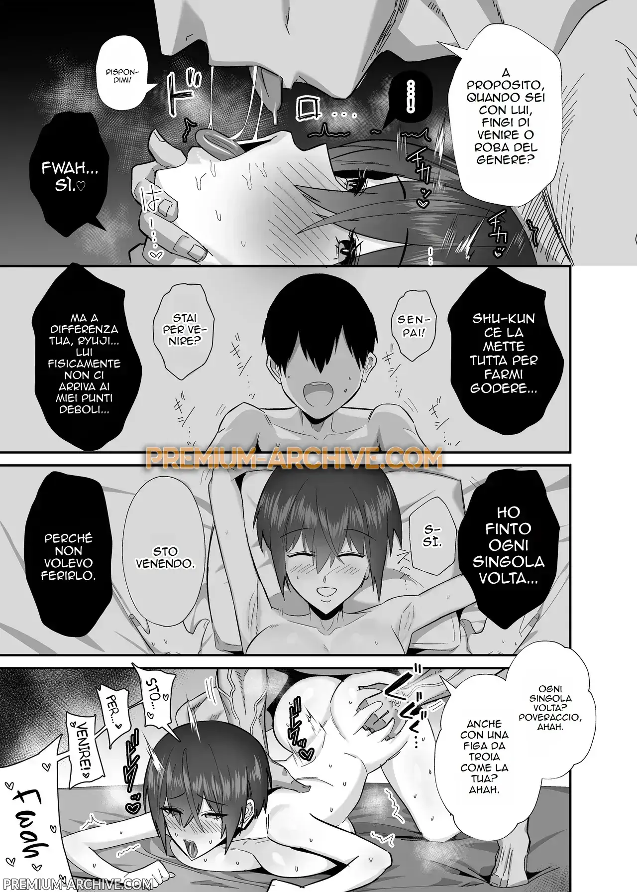 [Zenjidou Shimoneta Seizou Machine (Chinetsu)] Ibitsu Seiso na Yowa Ki Kanojo Gouin Motokare ni Netorareru... | Una ragazza pura ma infedele [Italian] Bildnummer 40